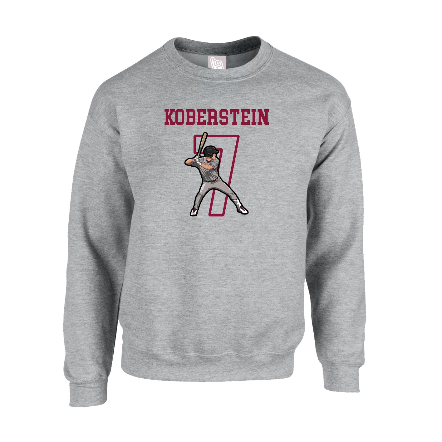 Fleece Crew — Shirsey in Grey