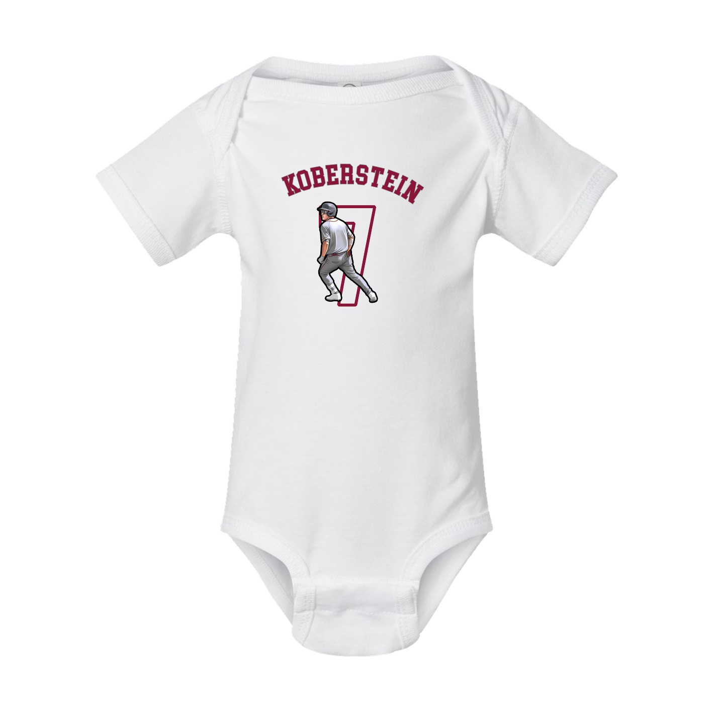Baby Onesie — Shirsey Arch in White