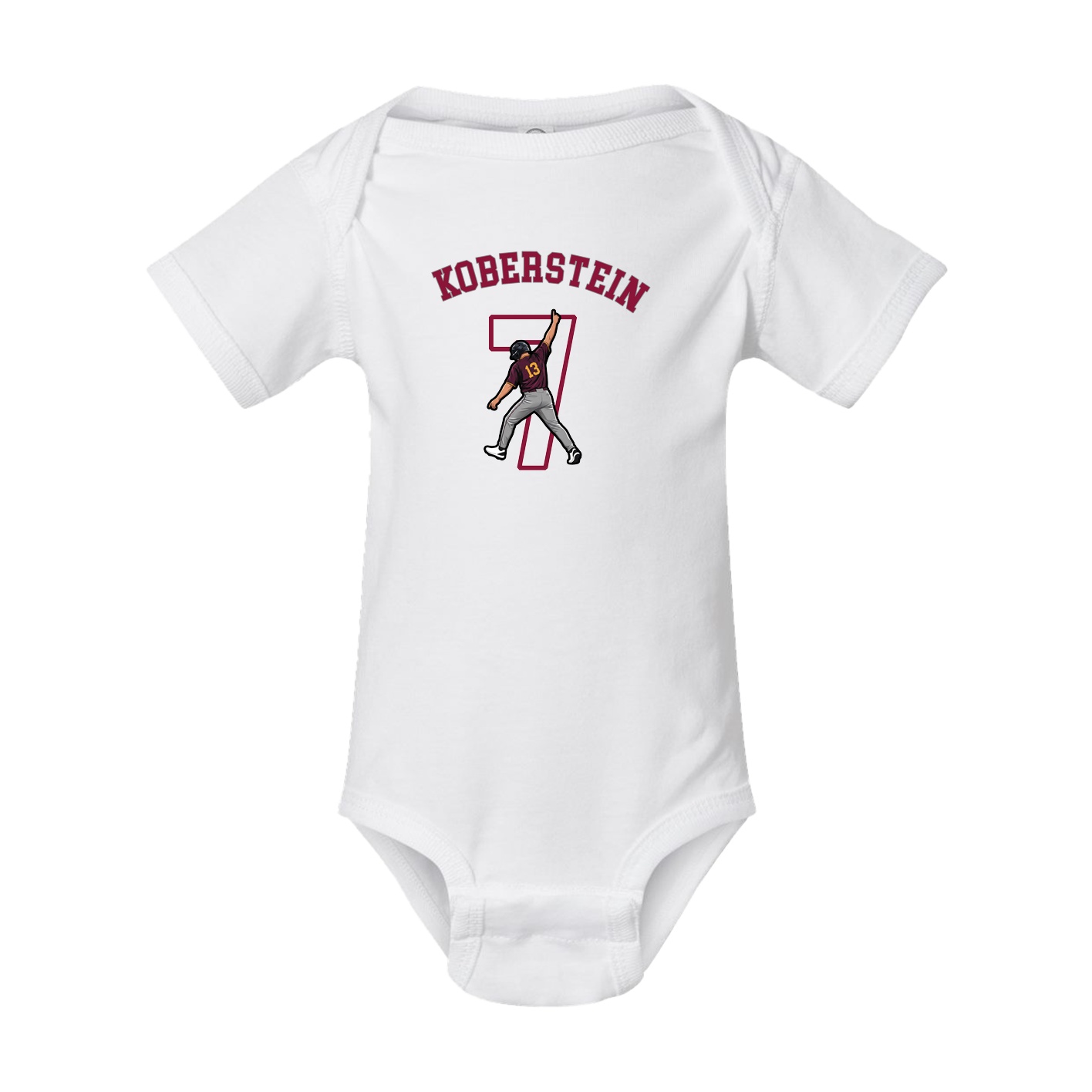 Baby Onesie — Shirsey Arch in White