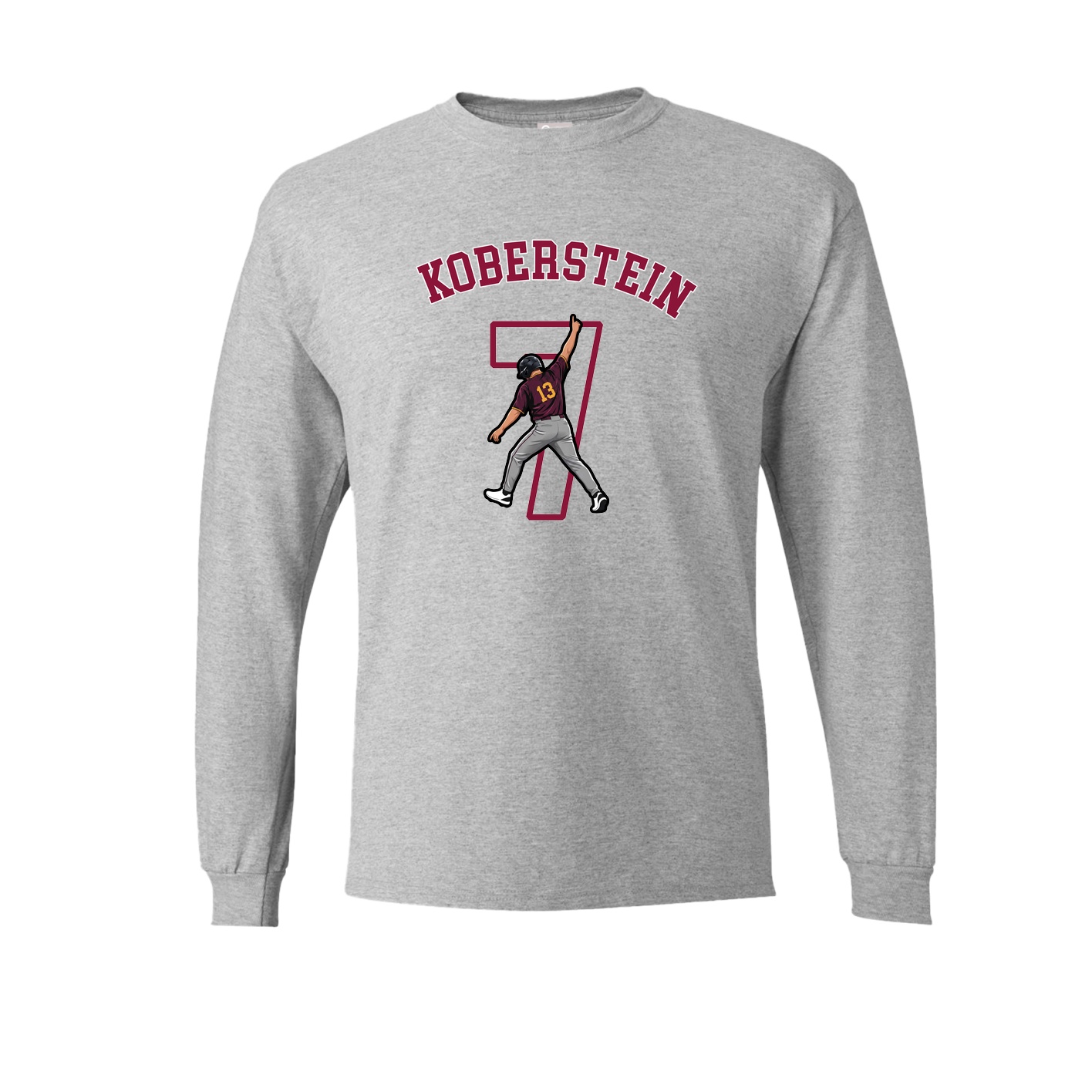 Long Sleeve Tee — Shirsey Arch in Grey