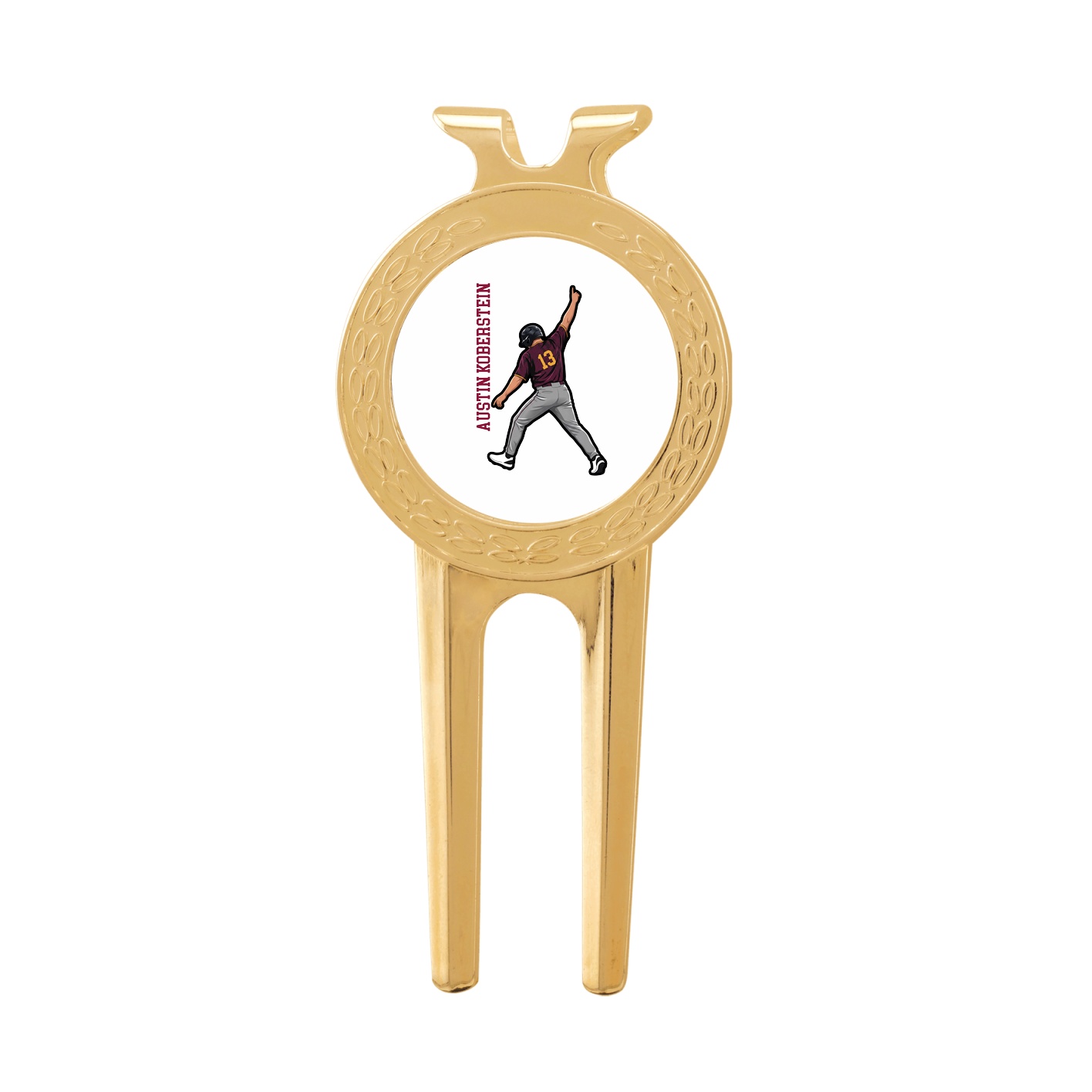 Divot Tool with Ball Marker — Name Vertical in Classic