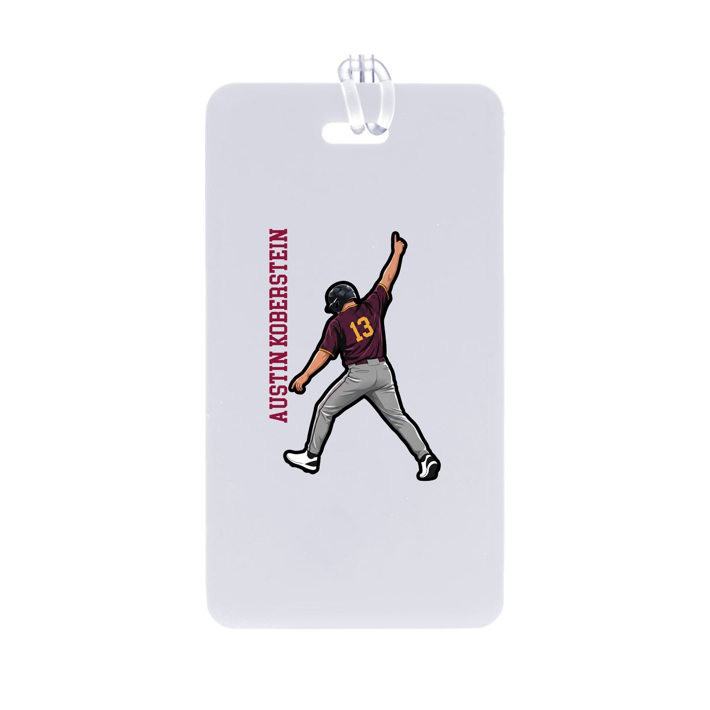 Bag Tag — Name Vertical in Classic
