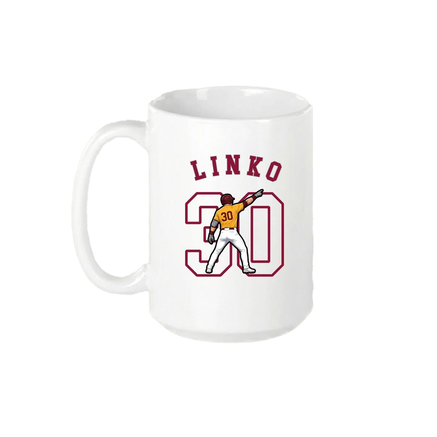 15oz Coffee Mug — Shirsey Arch in White