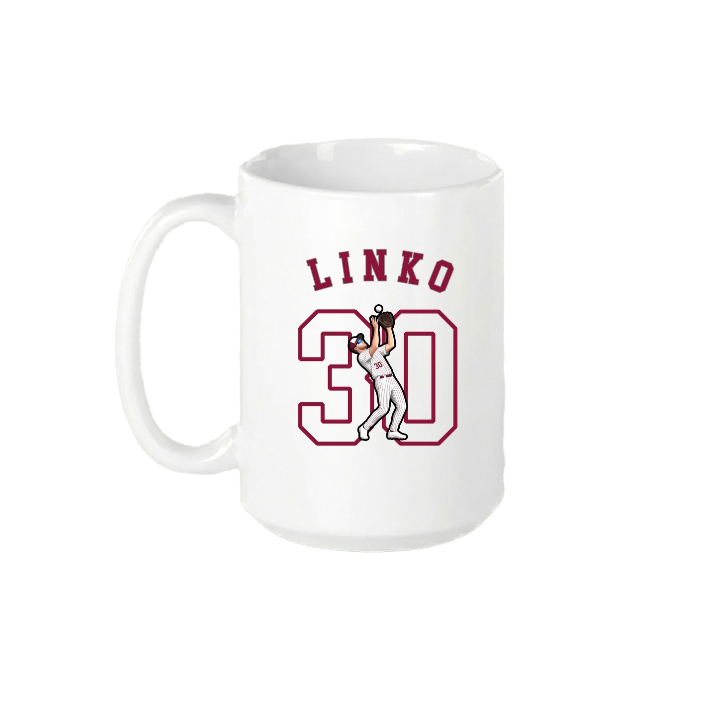 15oz Coffee Mug — Shirsey Arch in White