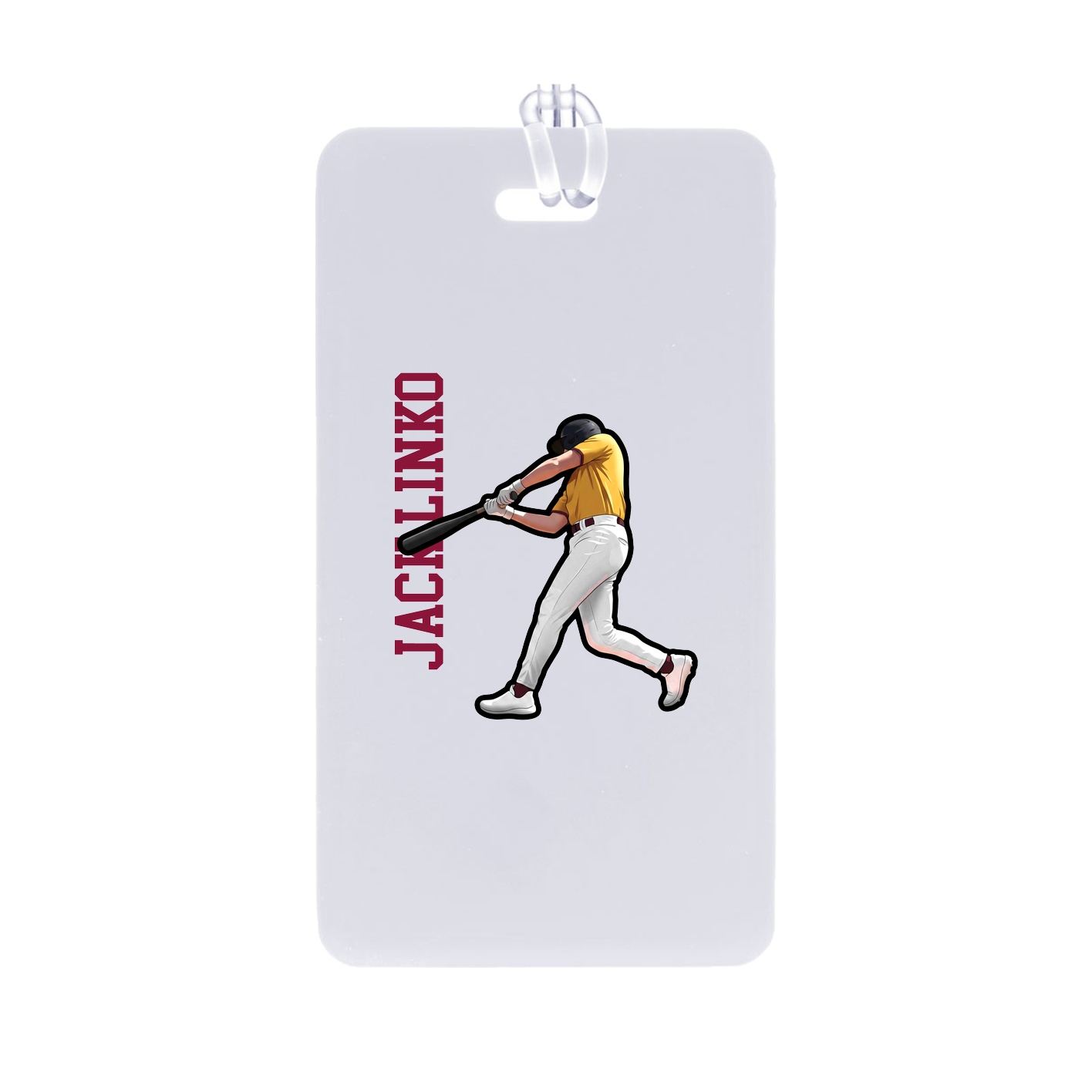 Bag Tag — Name Vertical in Classic