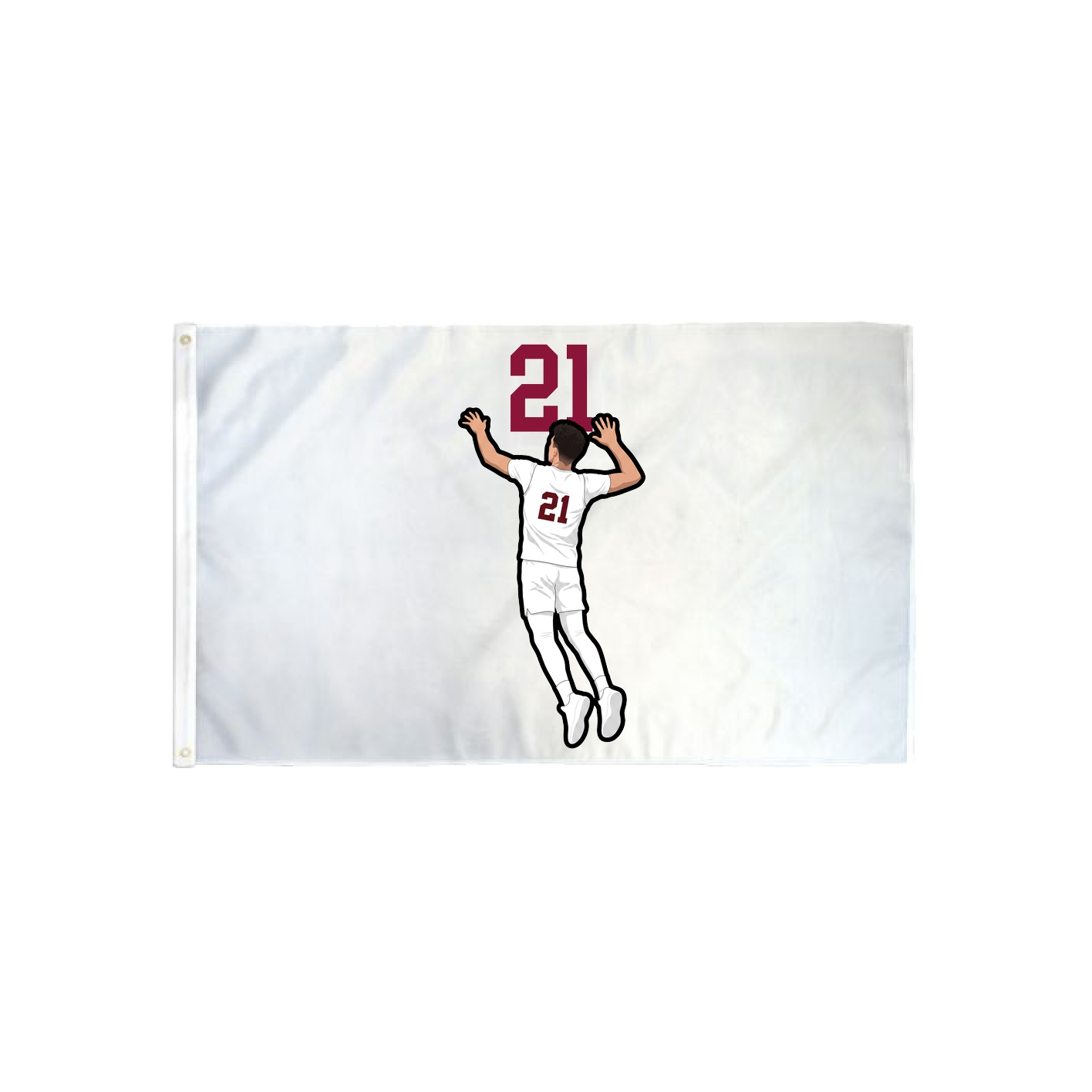 3x5 Flag — Number Top in Classic