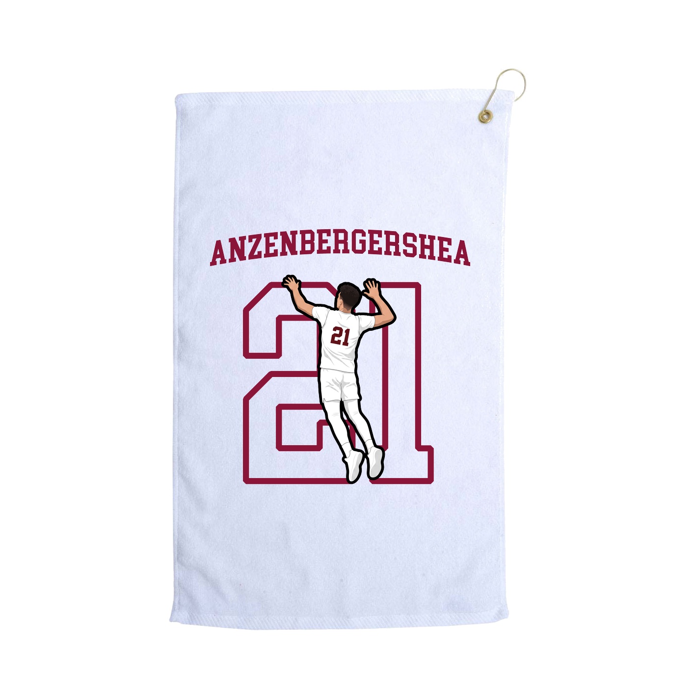 Golf Towel — Shirsey in White