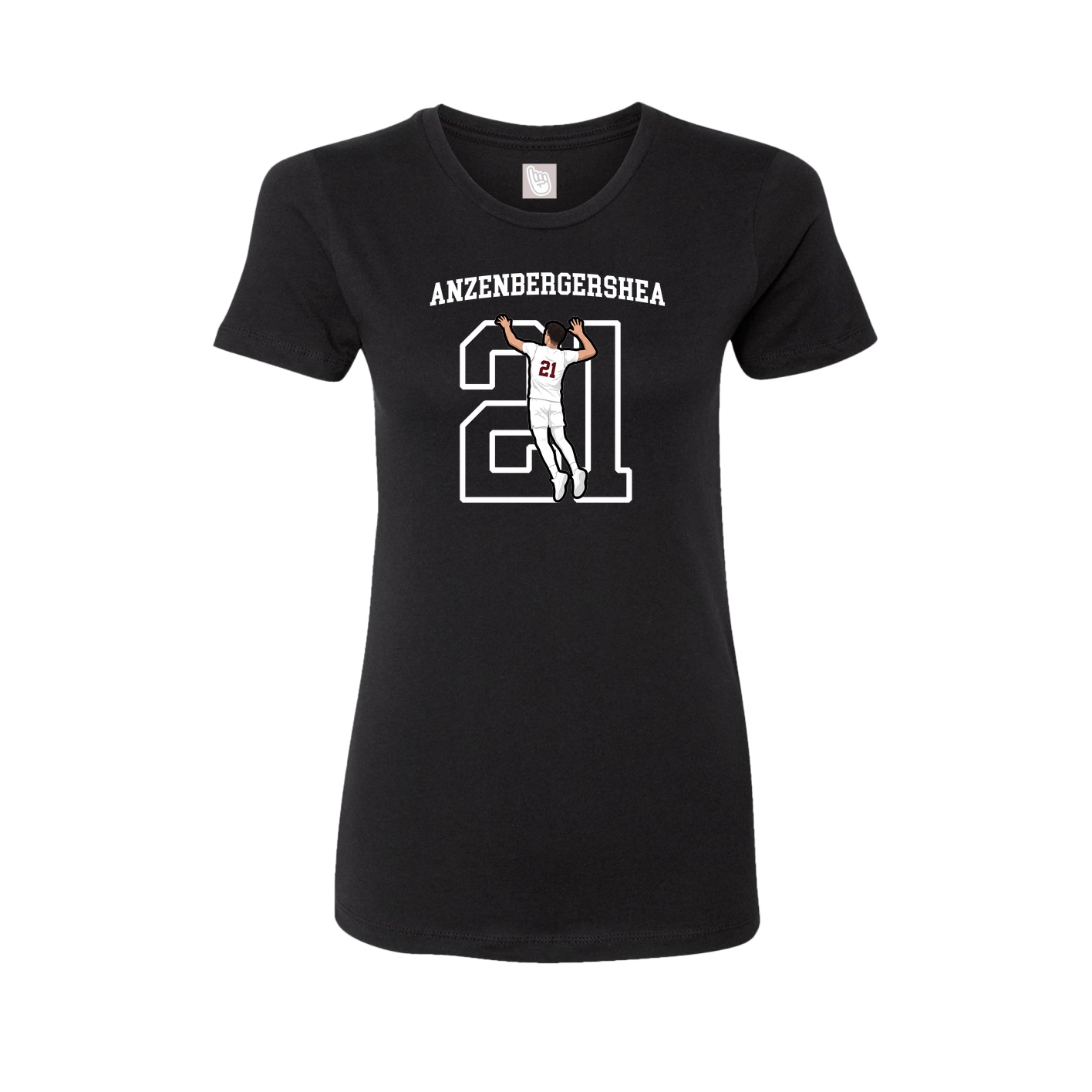 Fitted Women's Tee — Shirsey in Black