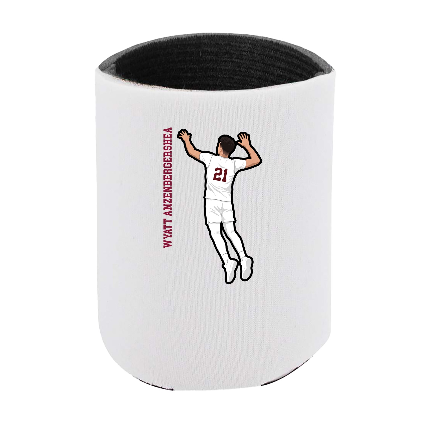 Can Holder — Name Vertical in White