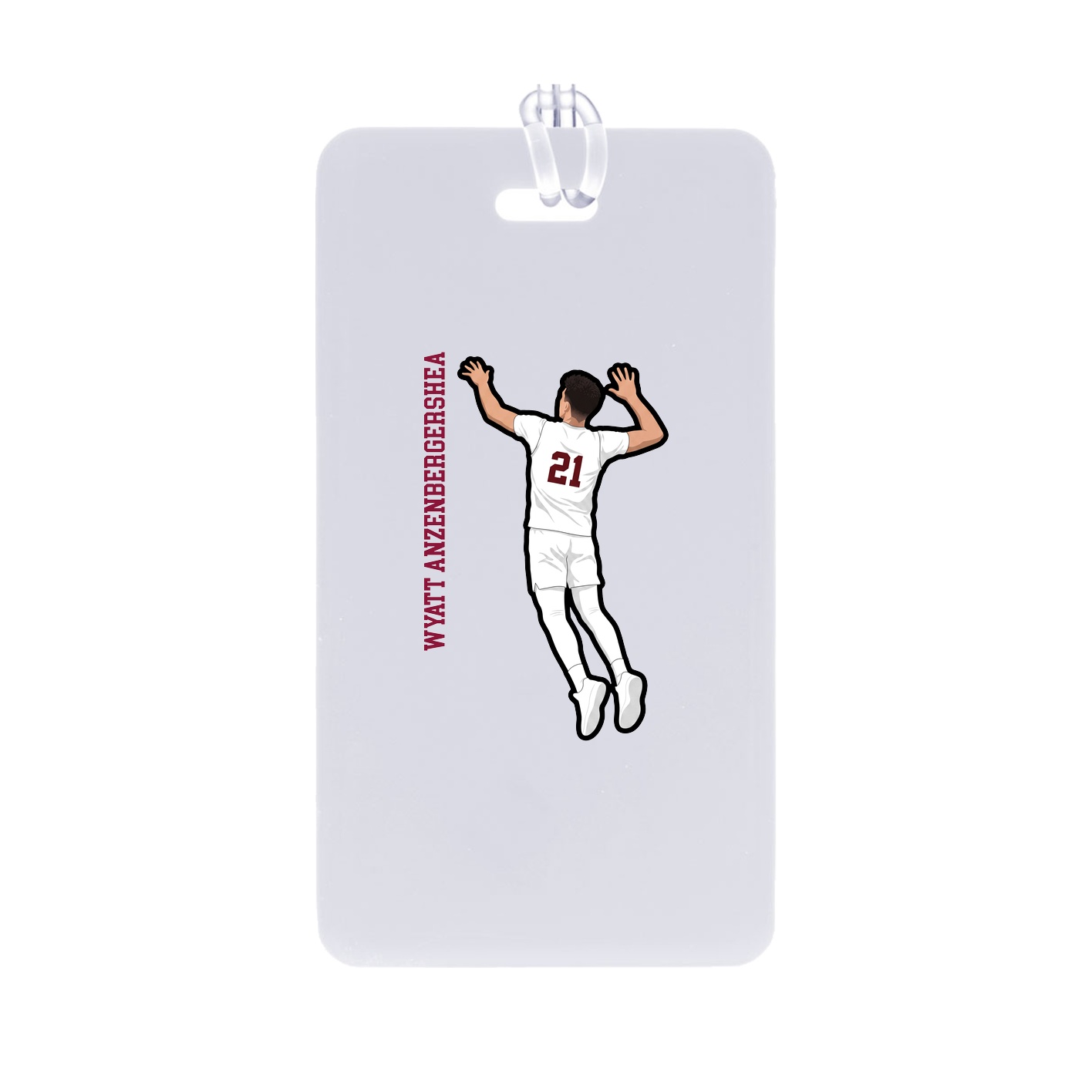 Bag Tag — Name Vertical in Classic