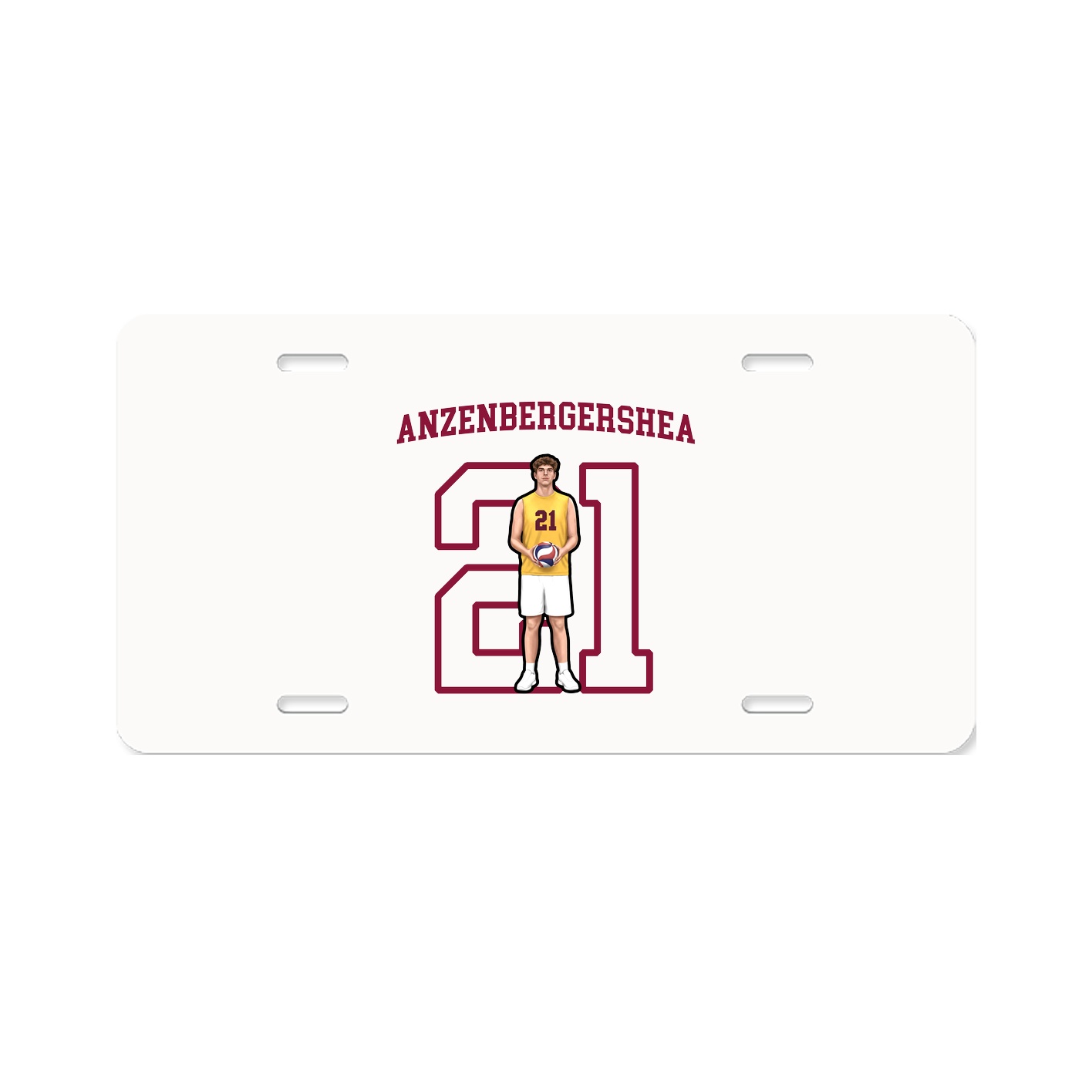 License Plate — Shirsey in Classic