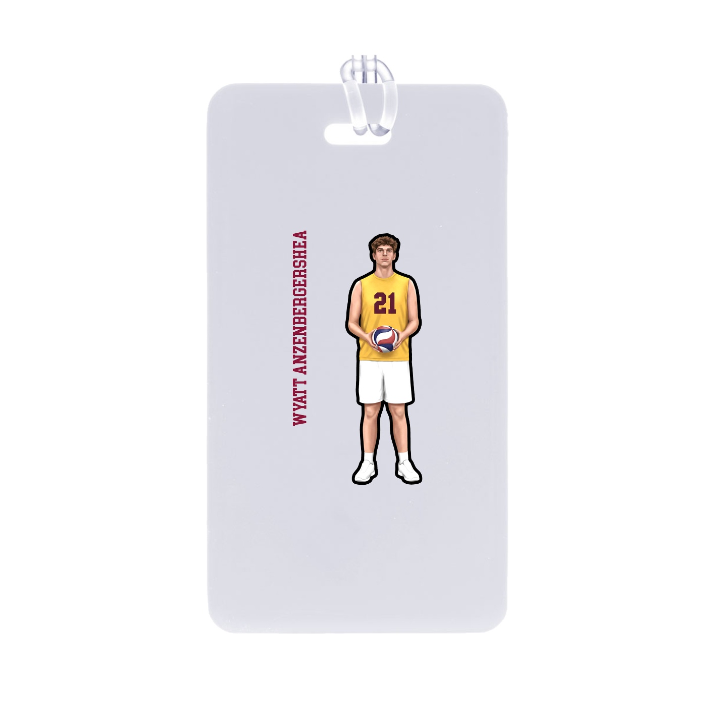 Bag Tag — Name Vertical in Classic