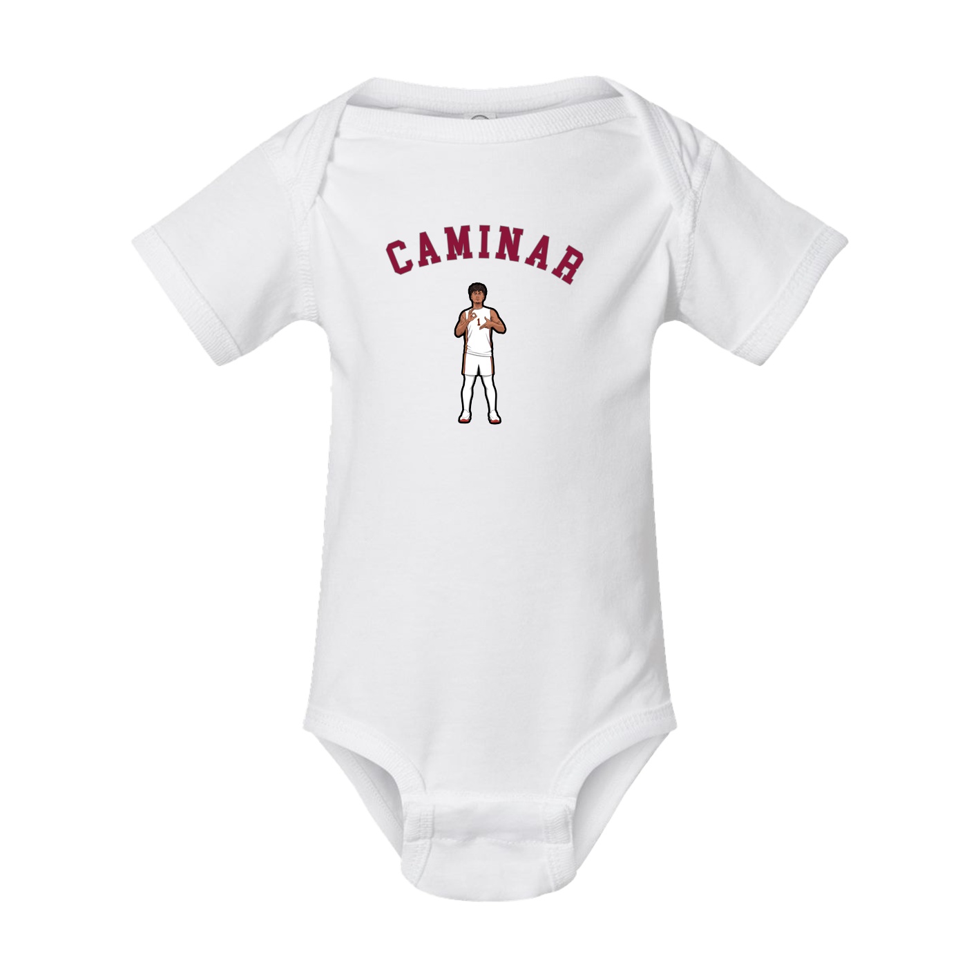 Baby Onesie — Shirsey Arch in White