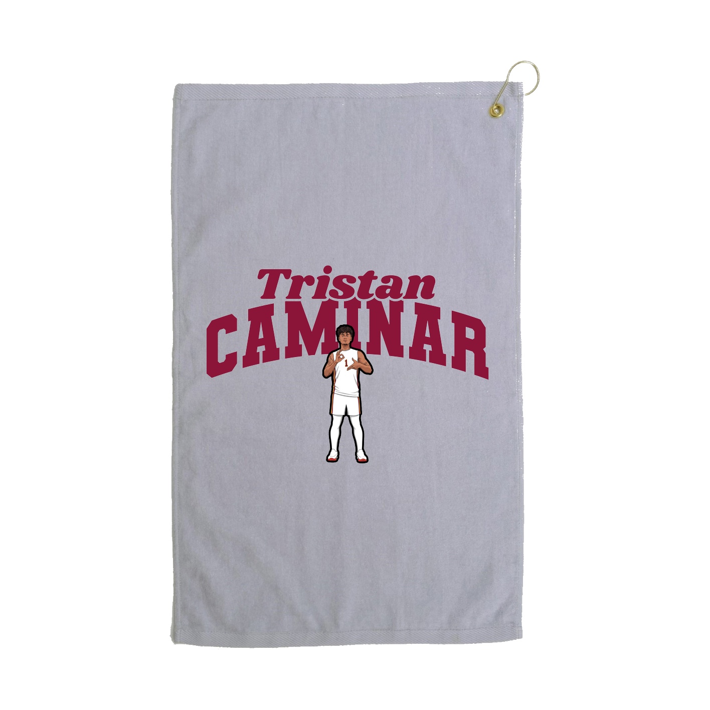 Golf Towel — Signature Arch in Grey