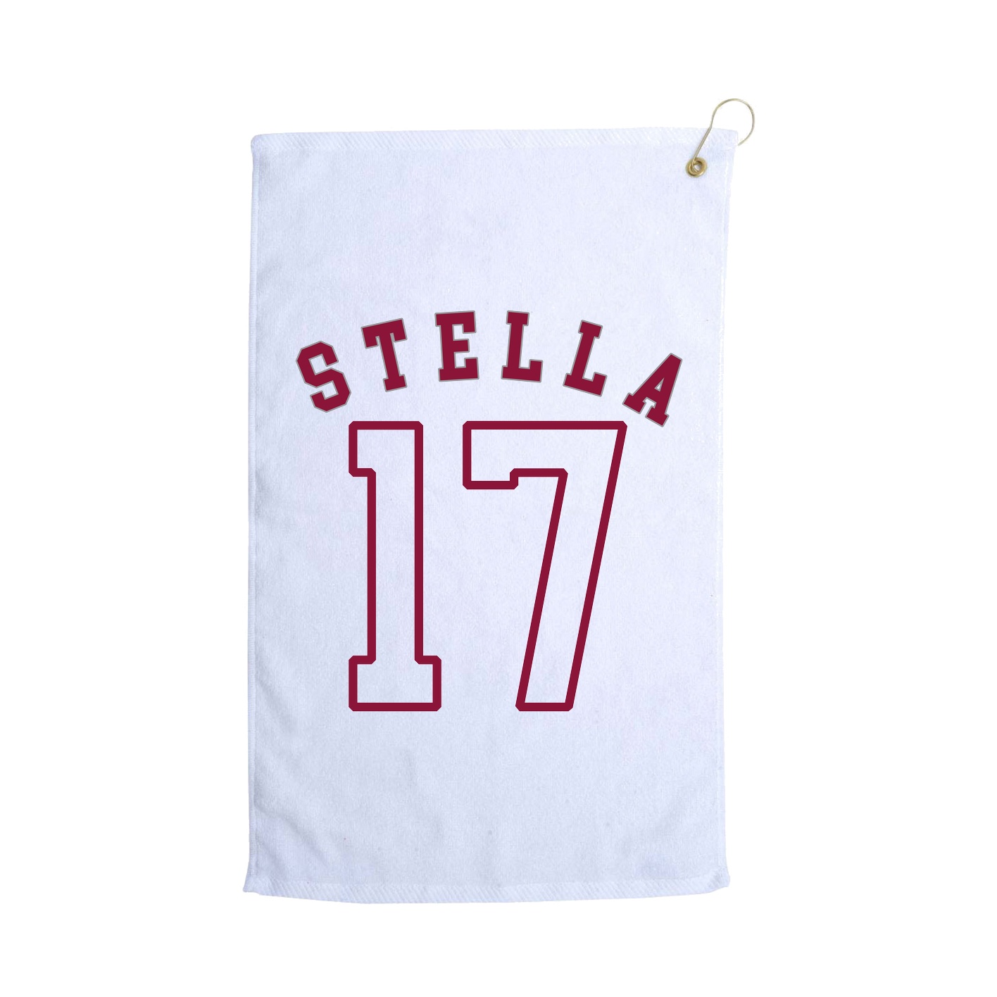 Golf Towel — Shirsey Arch in White