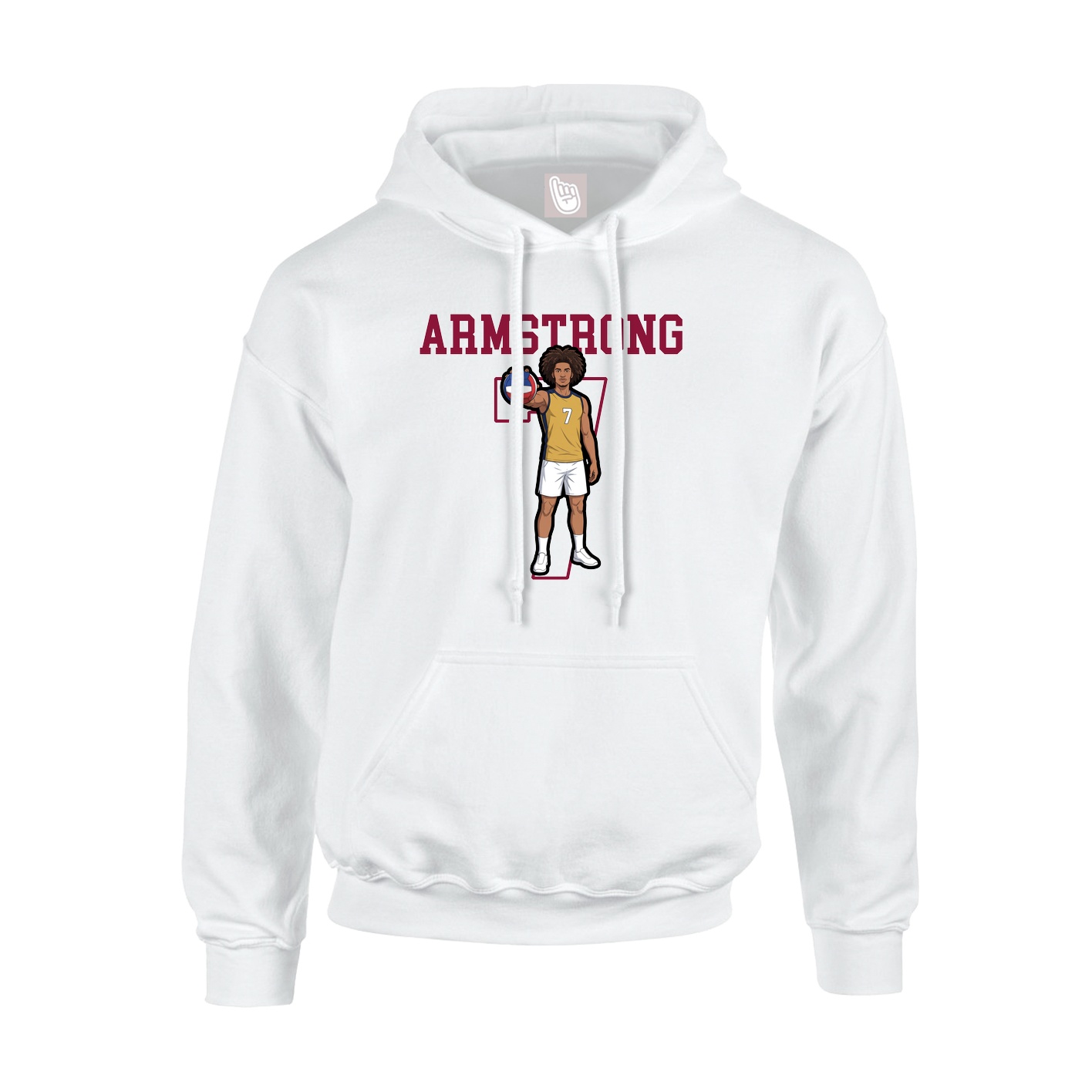 Hoodie — Shirsey in White