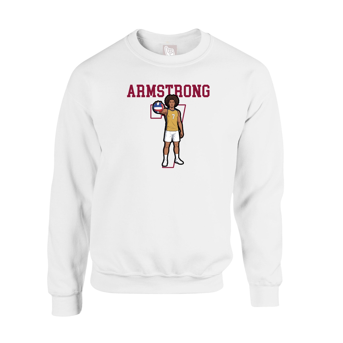 Fleece Crew — Shirsey in White