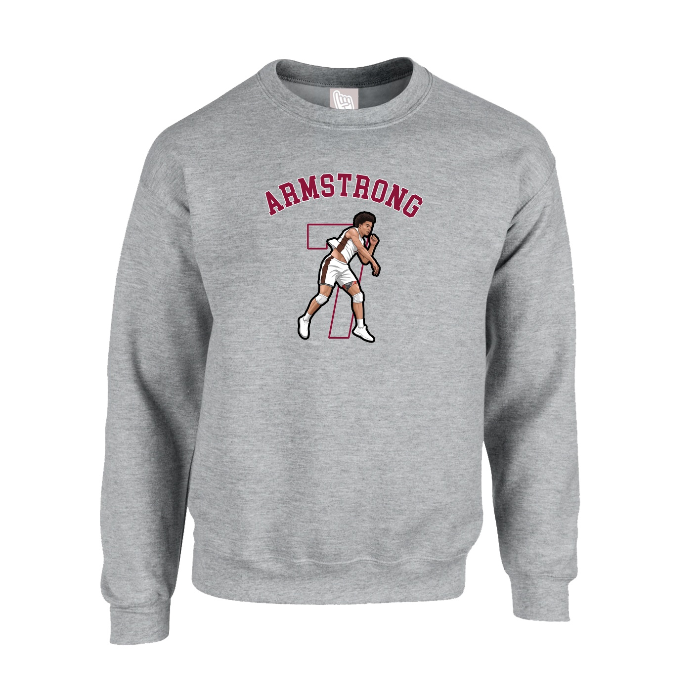 Fleece Crew — Shirsey Arch in Grey