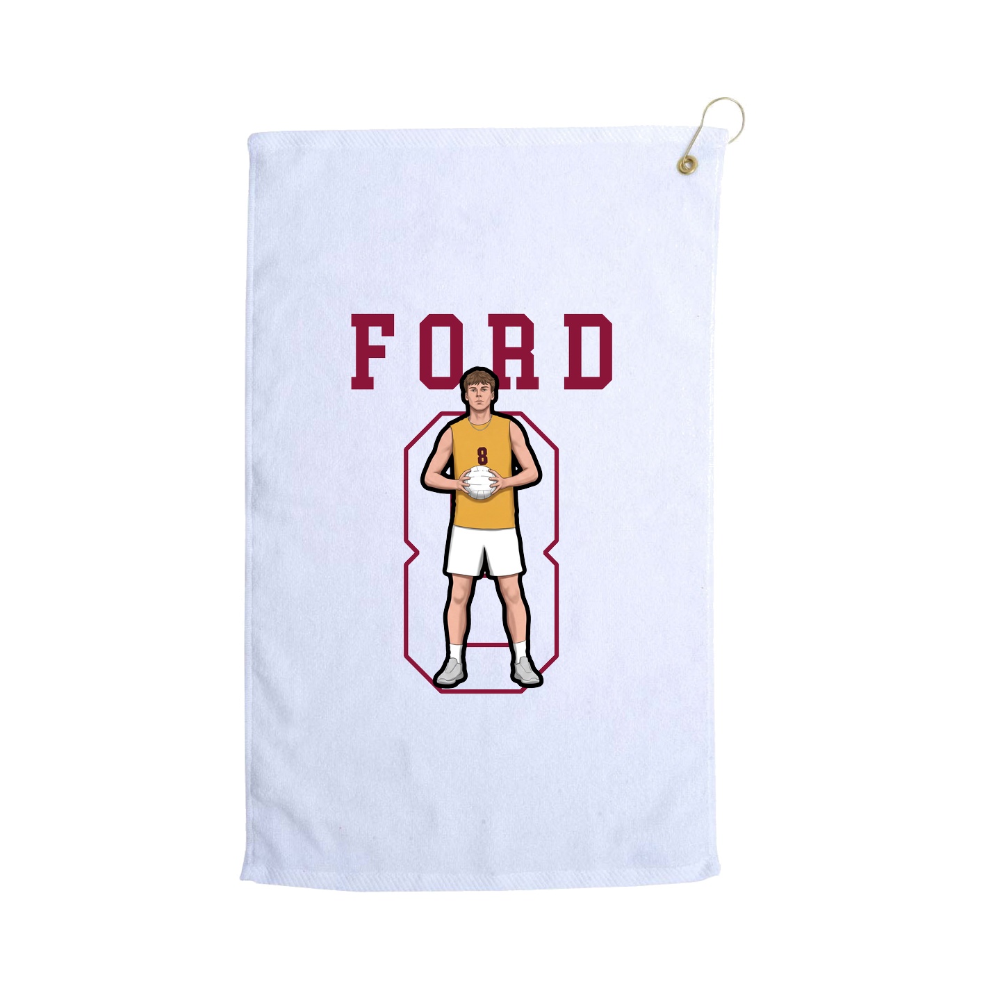 Golf Towel — Shirsey in White
