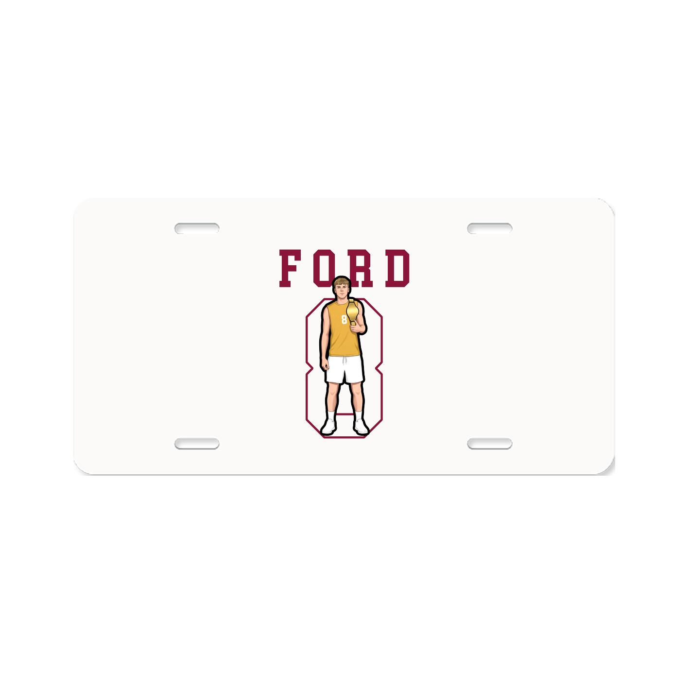 License Plate — Shirsey in Classic