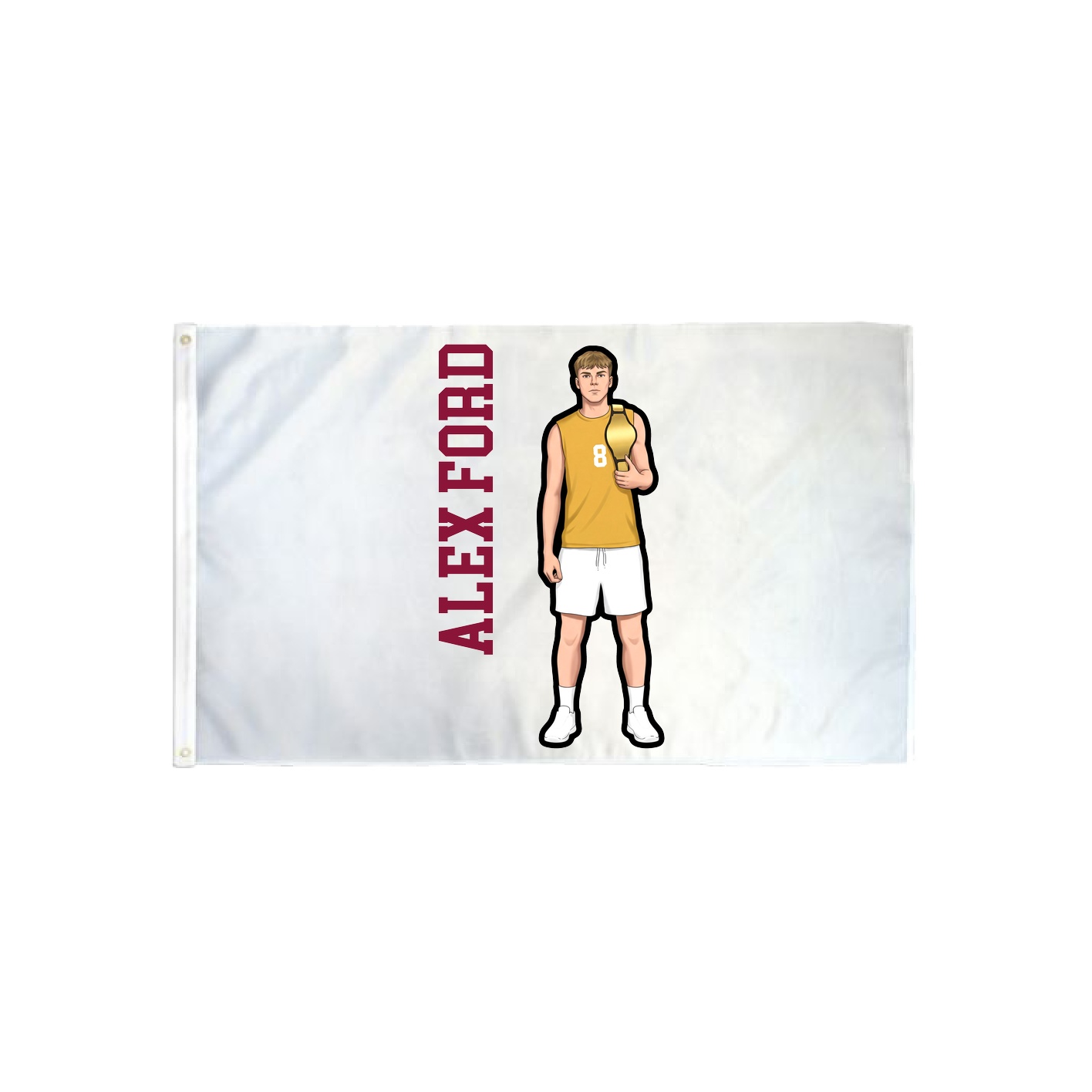3x5 Flag — Name Vertical in Classic