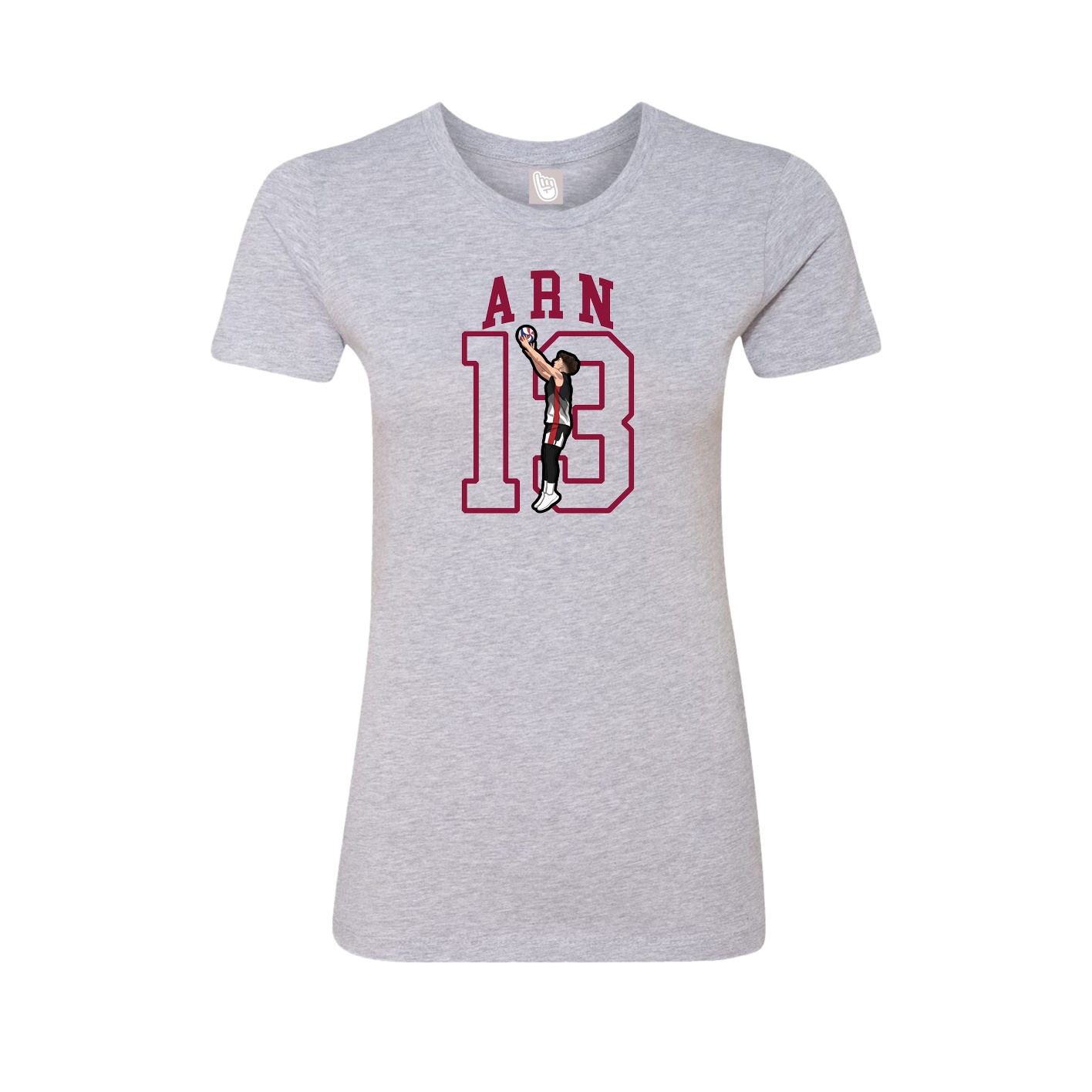 Fitted Women's Tee — Shirsey in Grey