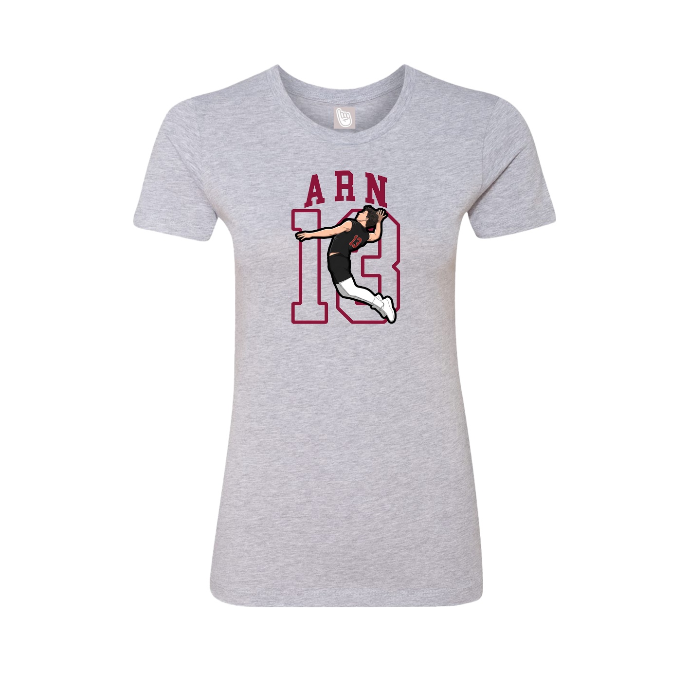 Fitted Women's Tee — Shirsey in Grey
