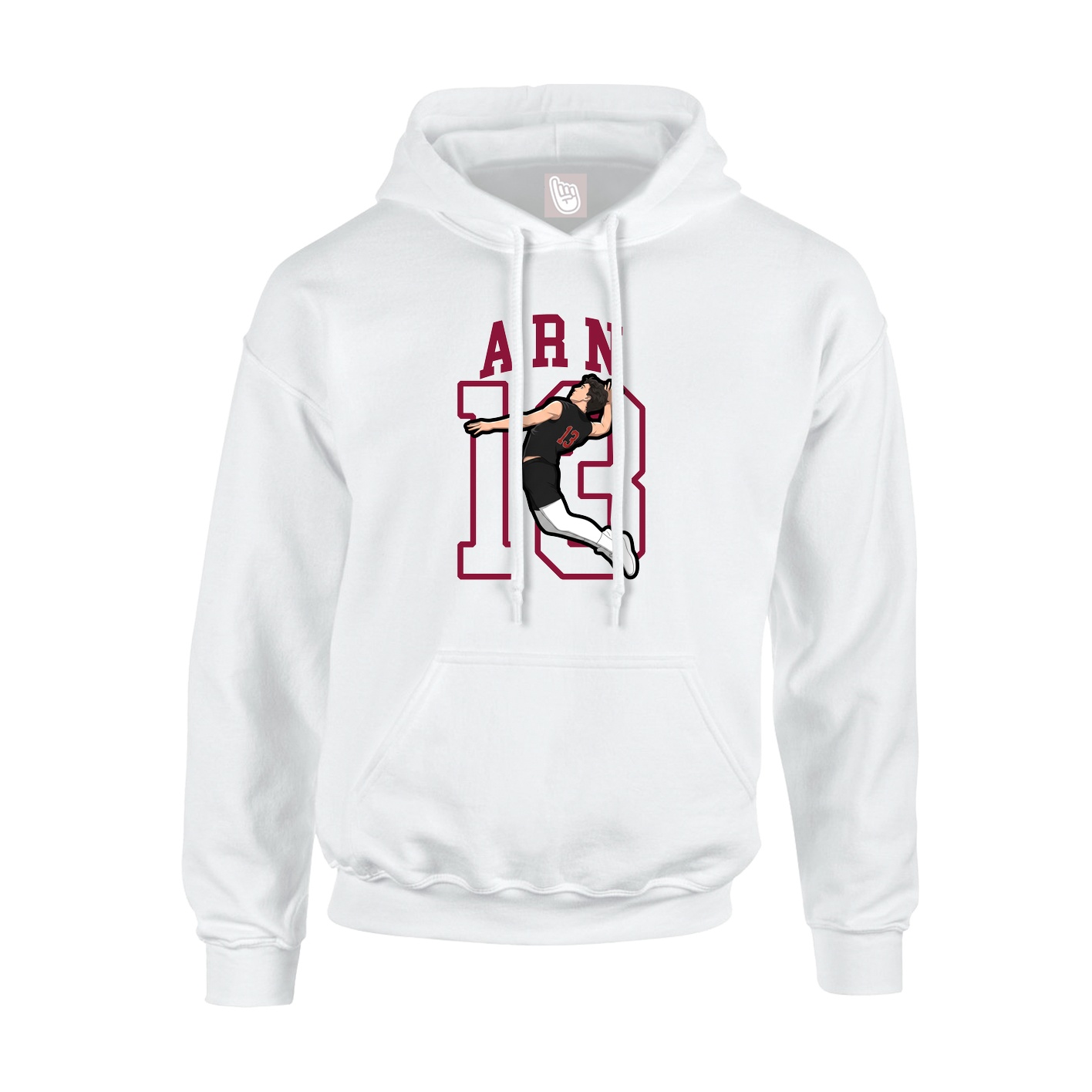 Hoodie — Shirsey in White