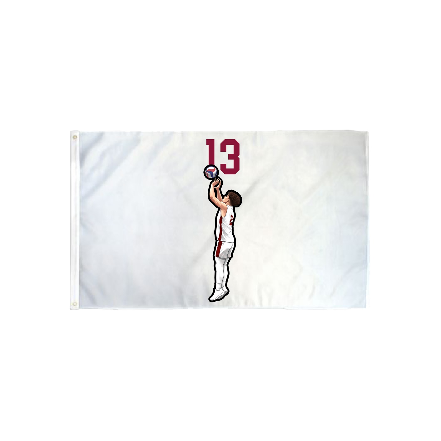 3x5 Flag — Number Top in Classic