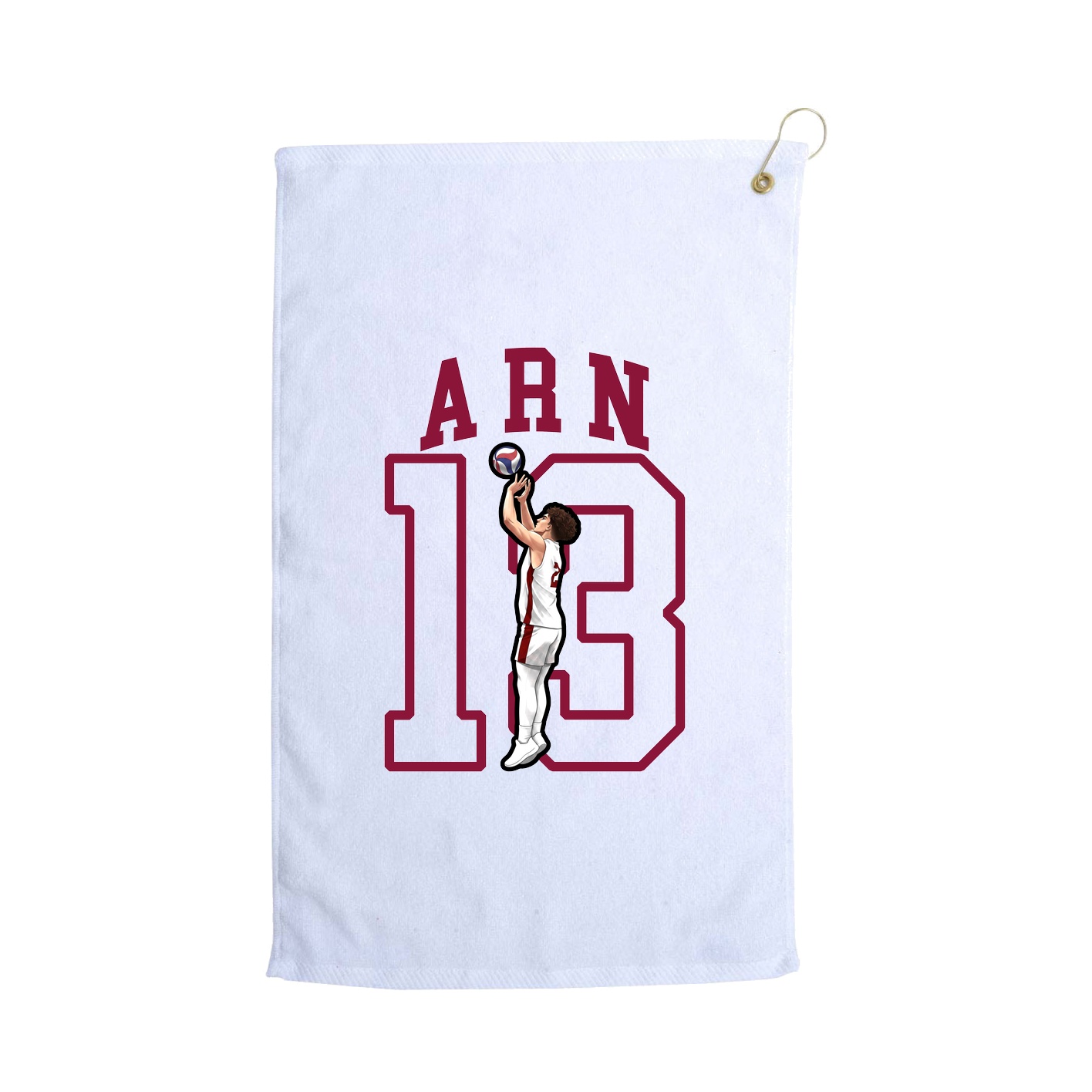 Golf Towel — Shirsey in White