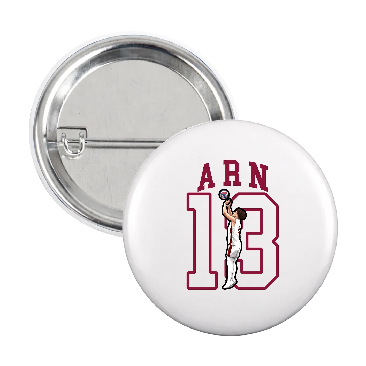 Game Day Button — Shirsey in White