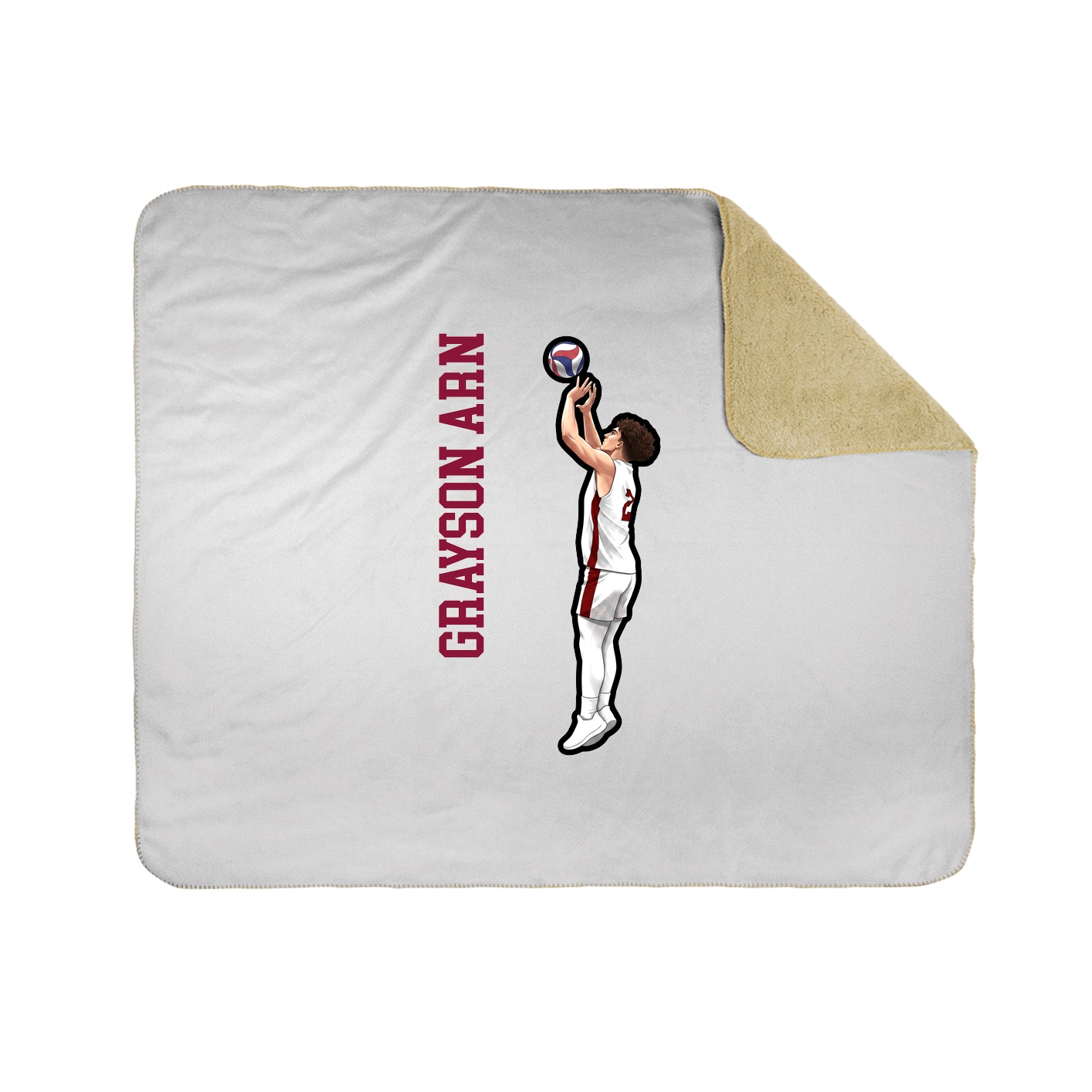 50x60 Sherpa Lined Throw Blanket