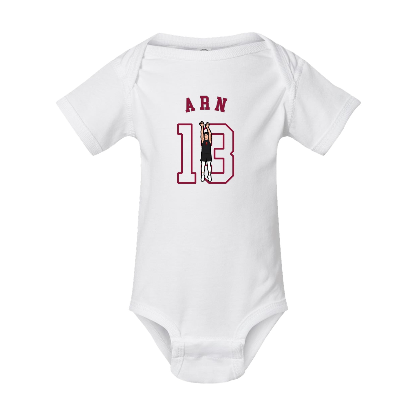 Baby Onesie — Shirsey Arch in White