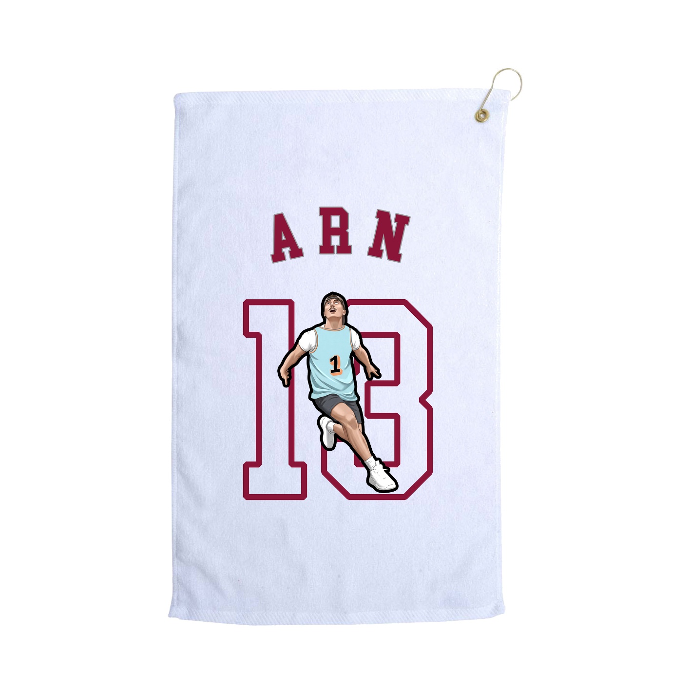 Golf Towel — Shirsey Arch in White