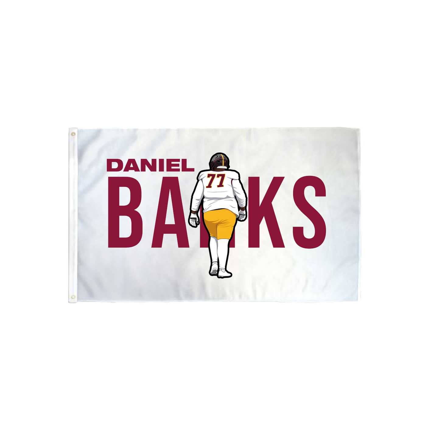 3x5 Flag — Player Name in Classic