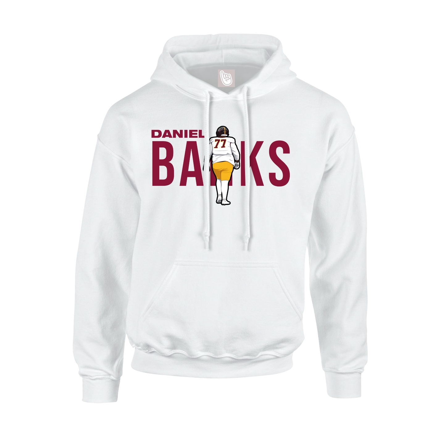 Hoodie — Player Name in White
