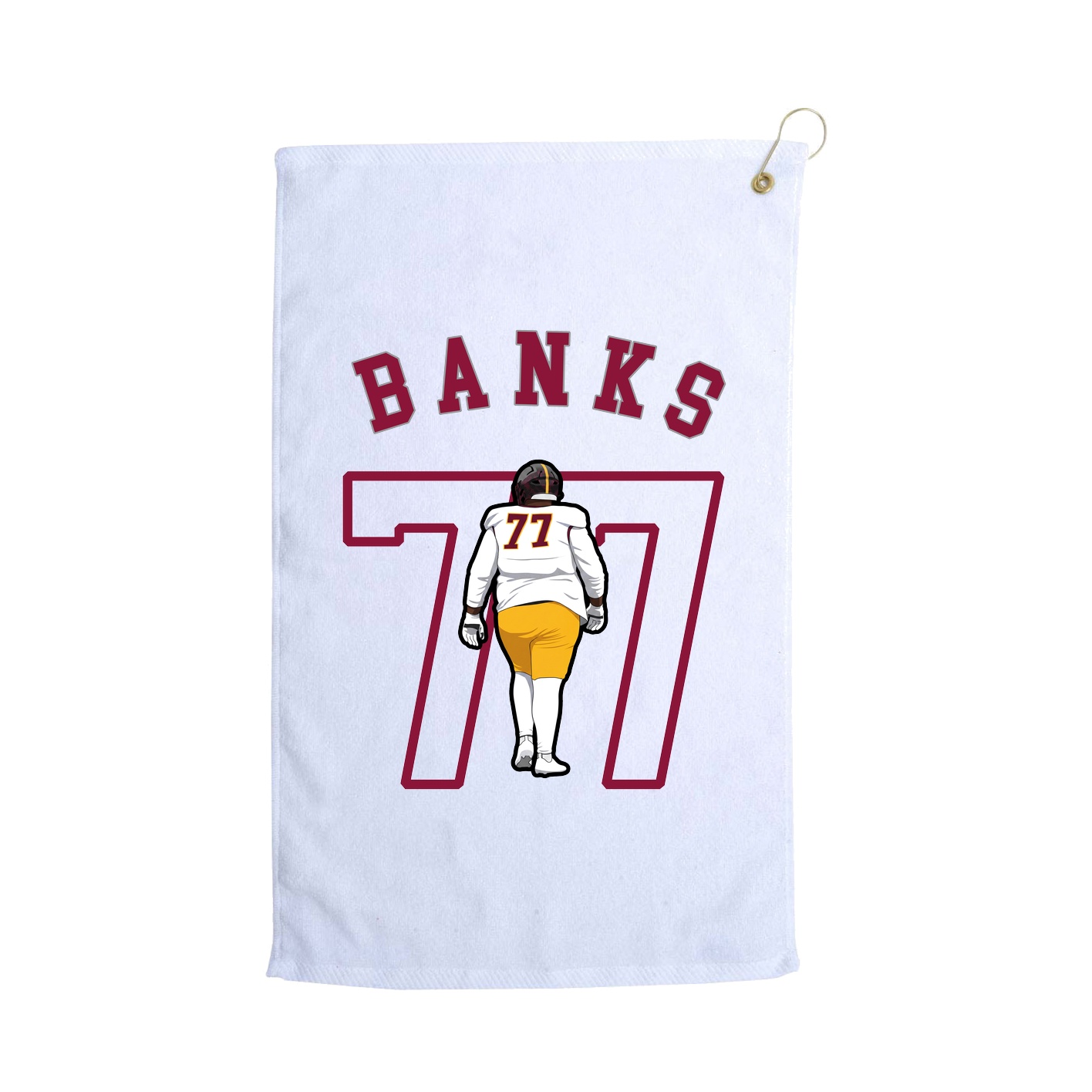 Golf Towel — Shirsey Arch in White