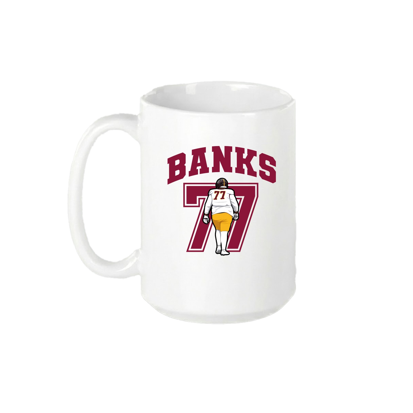 15oz Coffee Mug — Number in White