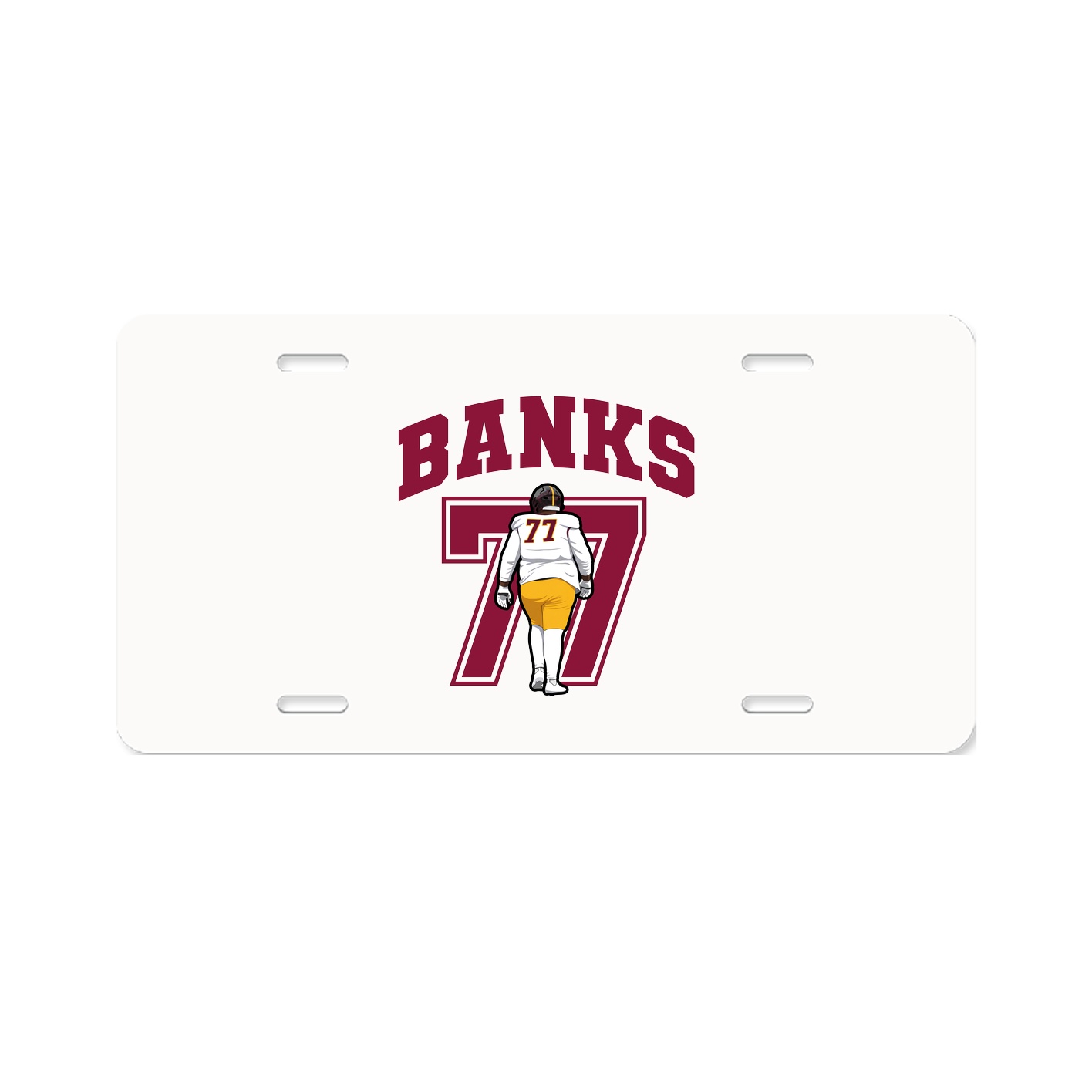 License Plate — Number in Classic