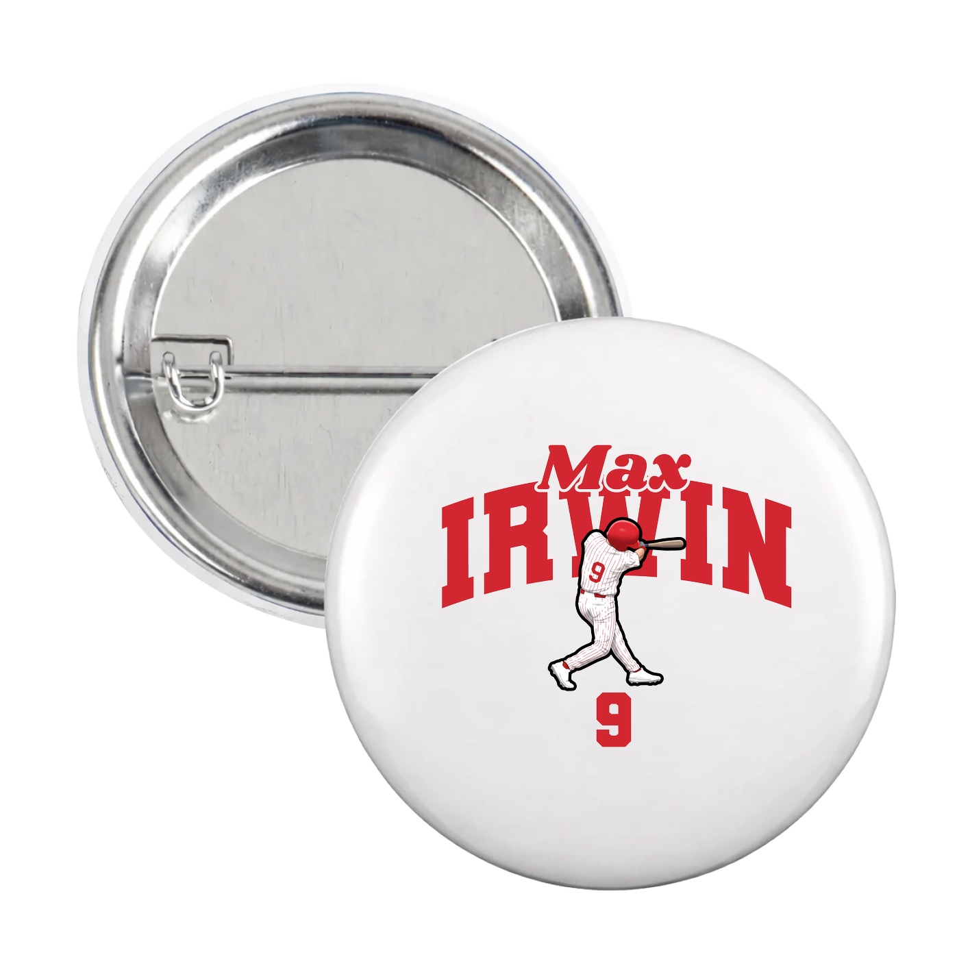 Game Day Button — Signature Arch in White