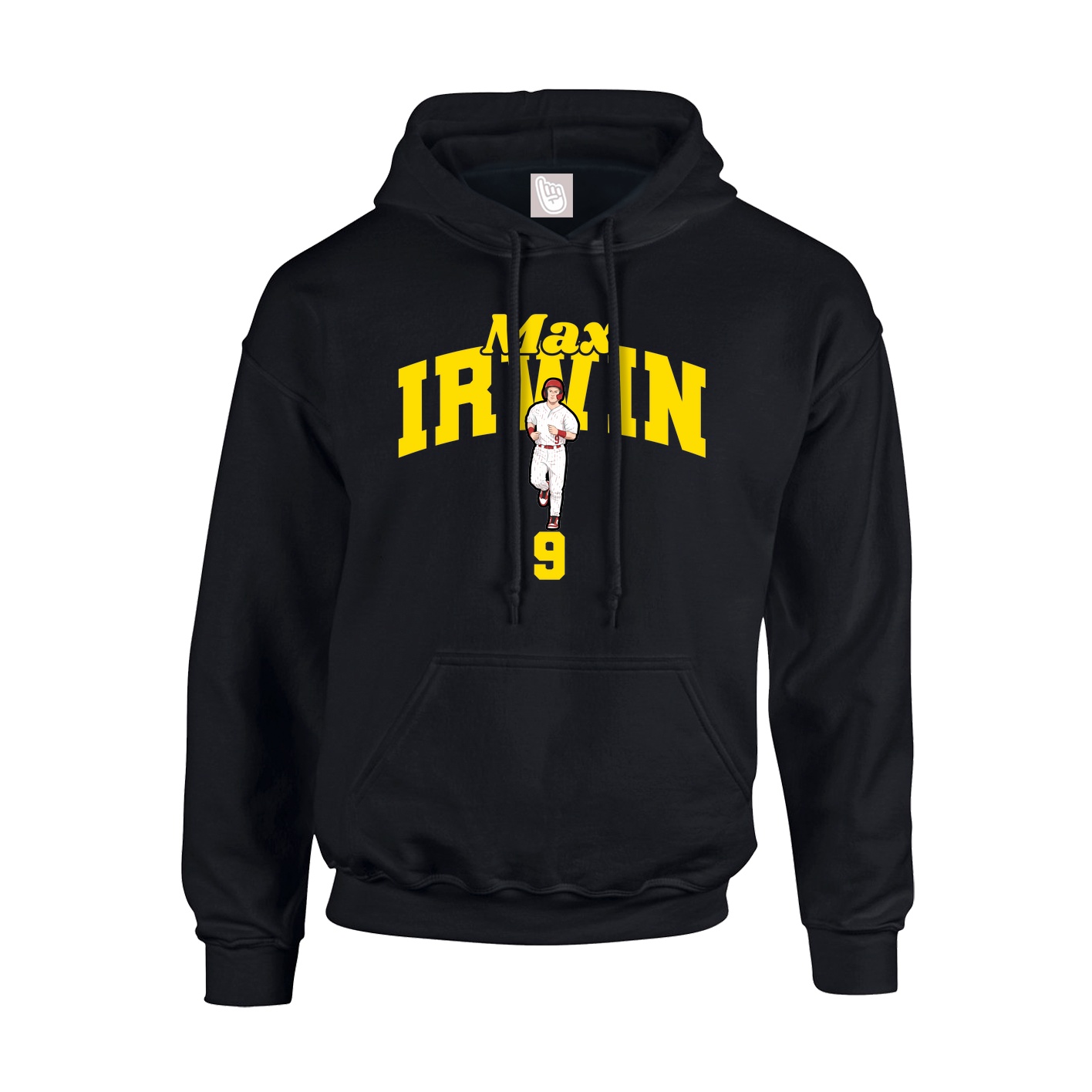 Hoodie — Signature Arch in Black