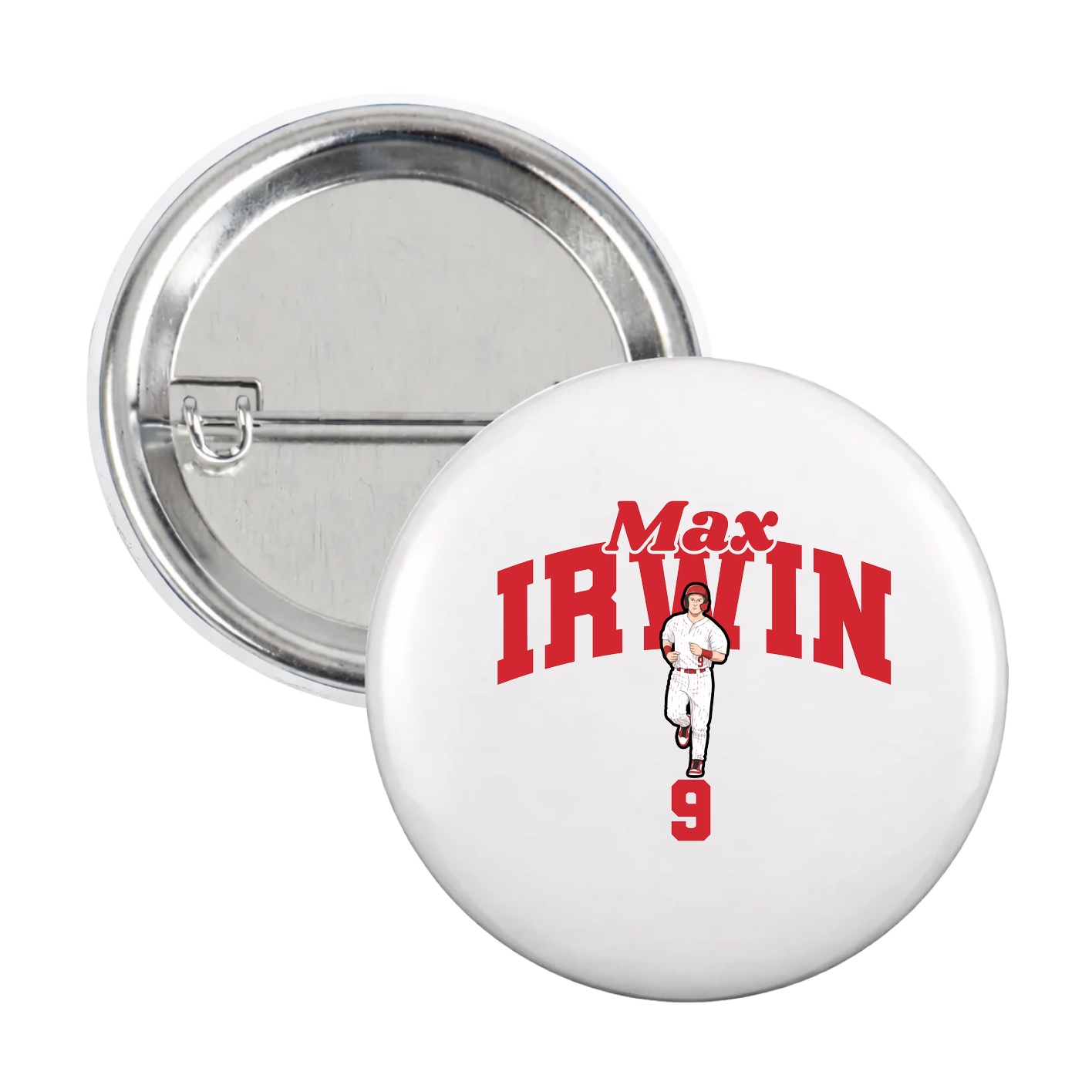 Game Day Button — Signature Arch in White