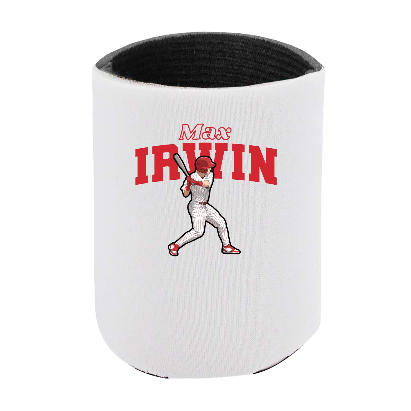 Can Holder — Name Arch in White