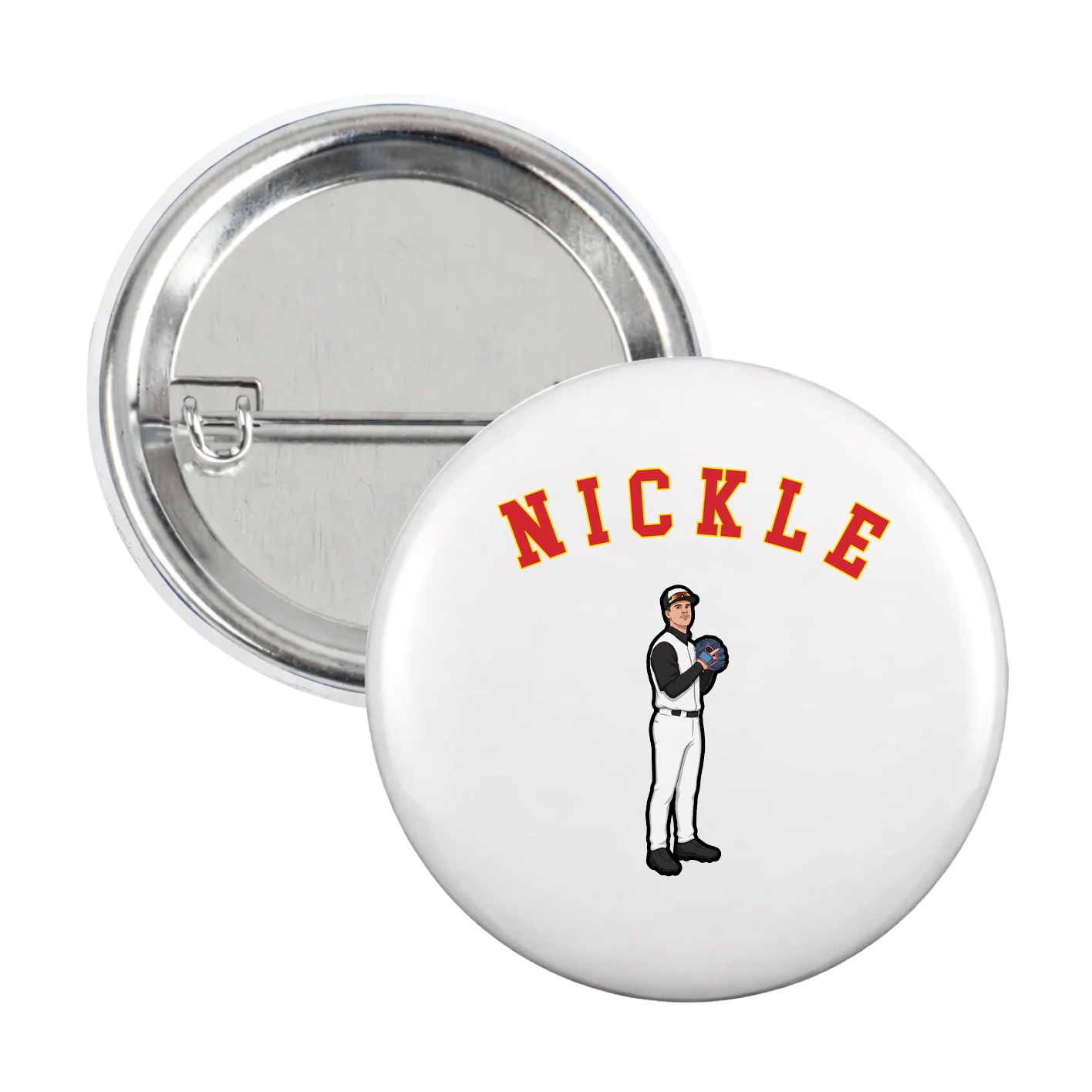Game Day Button — Shirsey Arch in White
