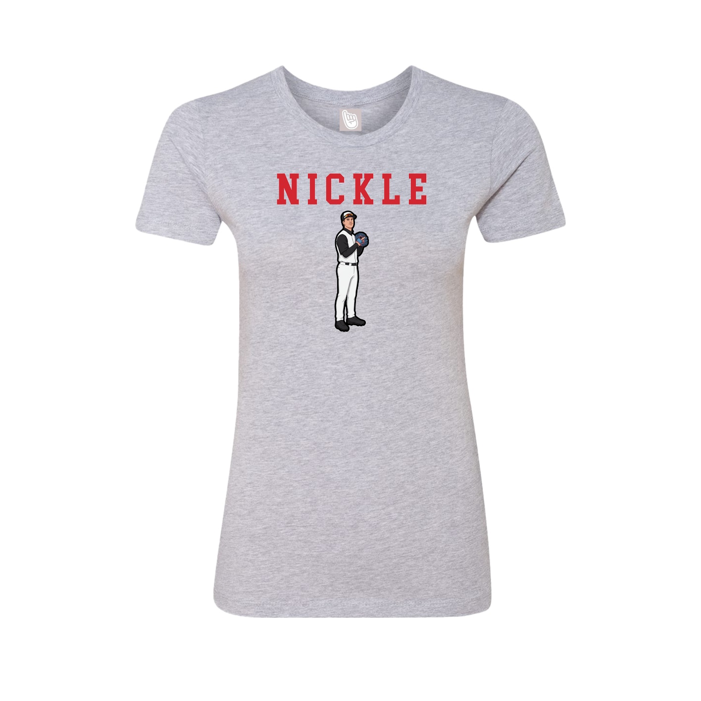 Fitted Women's Tee — Shirsey in Grey