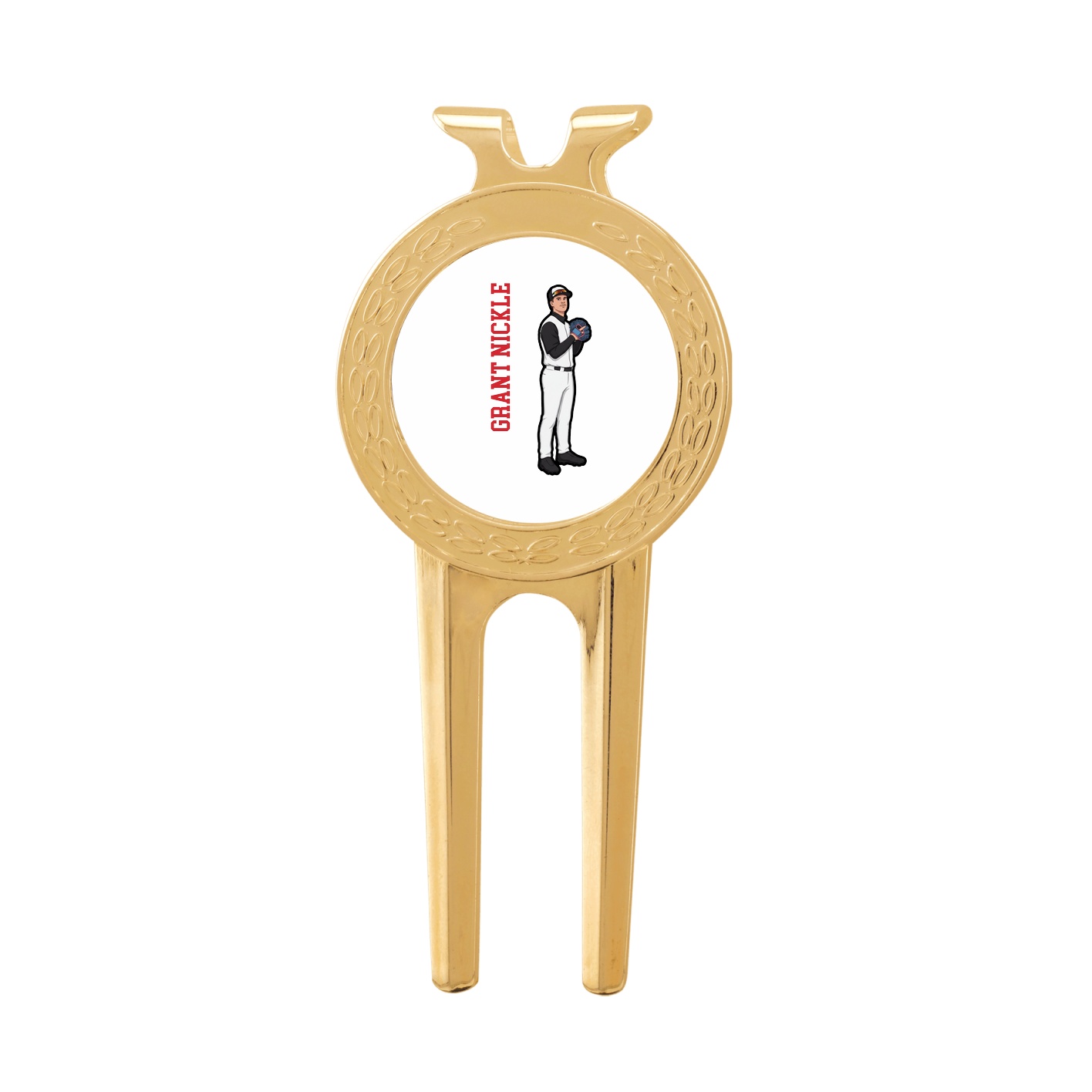 Divot Tool with Ball Marker — Name Vertical in Classic