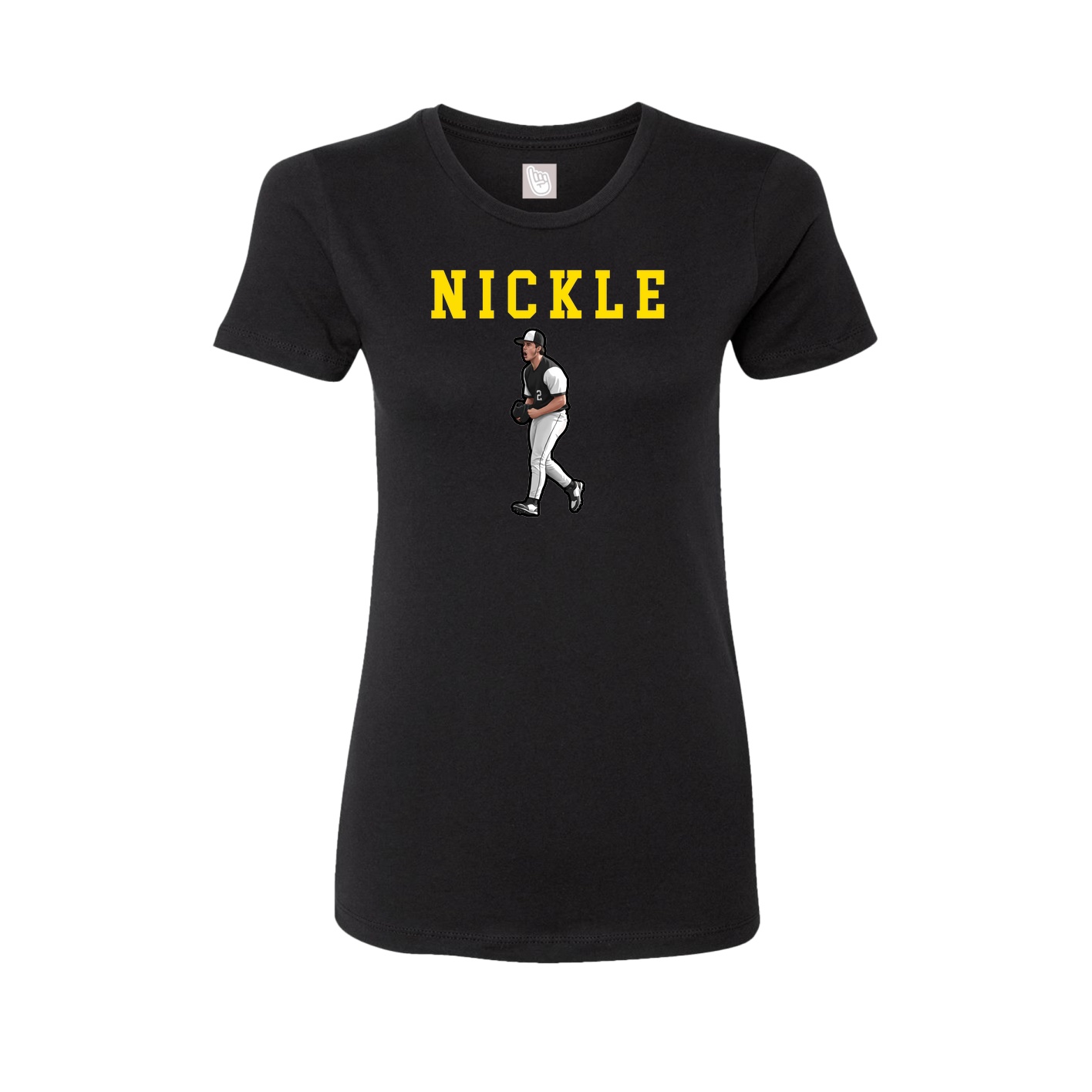 Fitted Women's Tee — Shirsey in Black