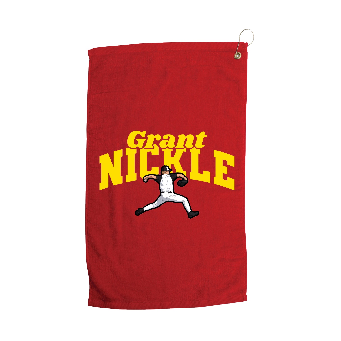 Golf Towel — Signature Arch in Red