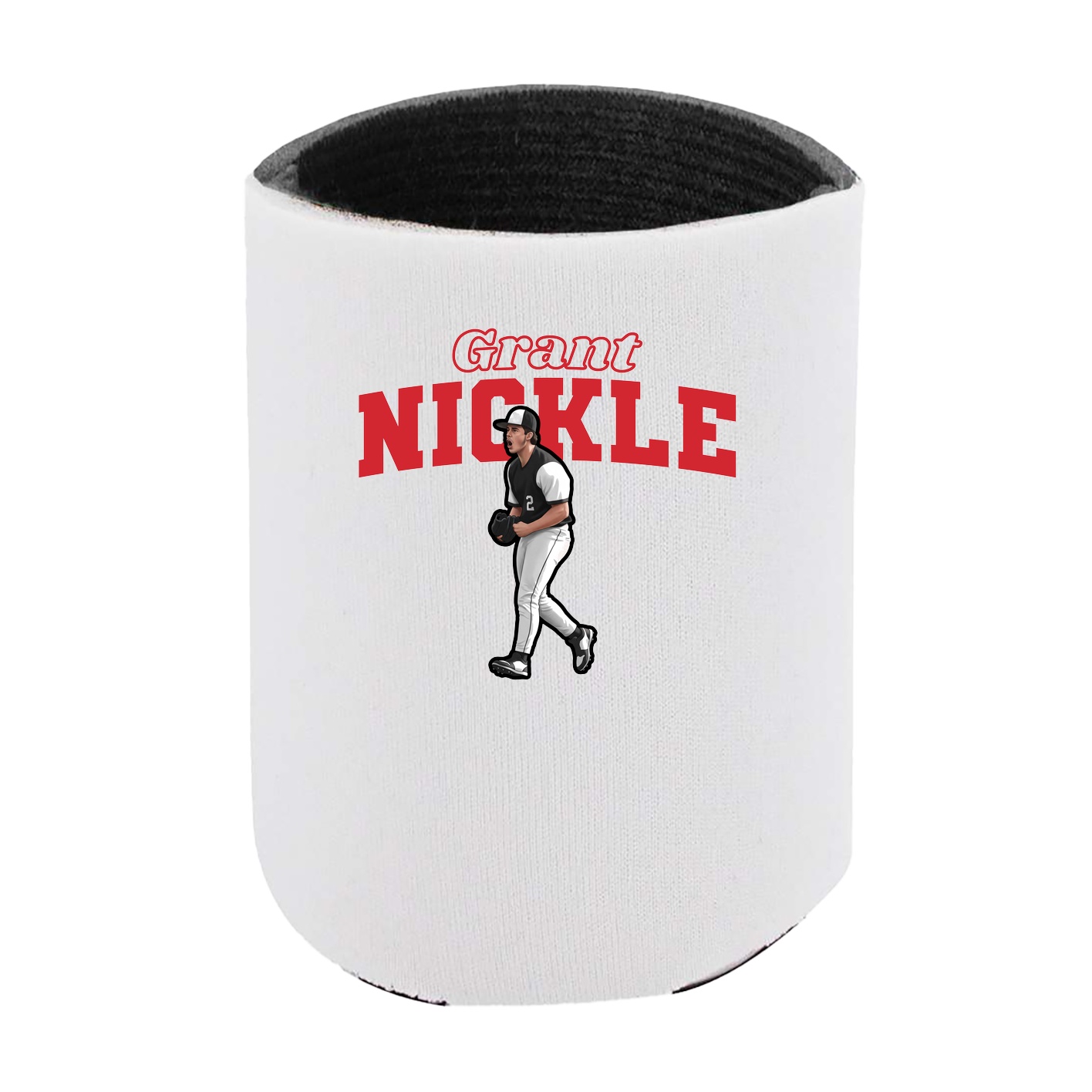 Can Holder — Name Arch in White