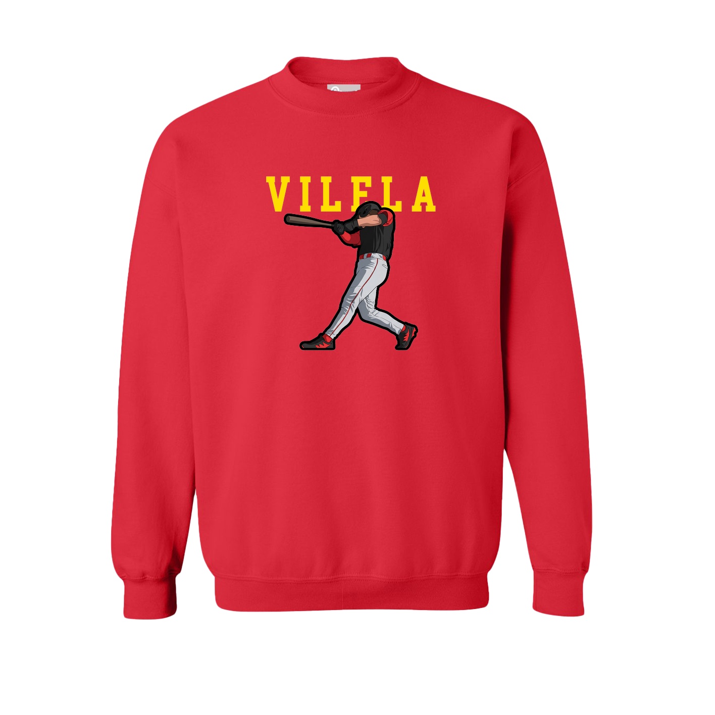 Fleece Crew — Shirsey in Red